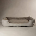 Harvard Memory Foam Box Bed - Pearl Grey Dog Bed Scruffs®