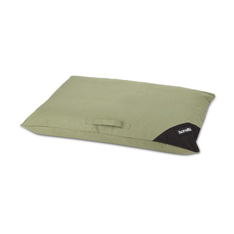 Expedition Memory Foam Orthopaedic Dog Bed Pillow - Khaki Green Dog Bed Scruffs® 