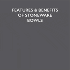Features and benefits of stoneware pet bowls