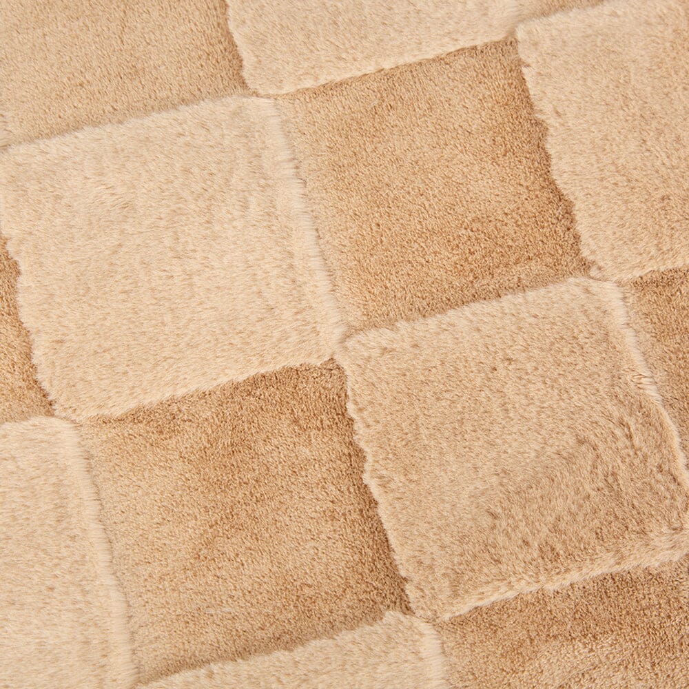 Close up of Oxford Orthopedic Dog Mattress in Tan