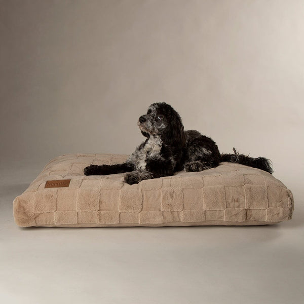 Scruffs Oxford Orthopedic Mattress - Beige Dog Bed - Large Dog Bed