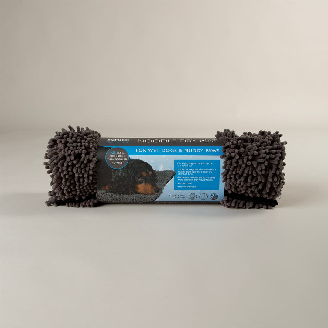Noodle Dry Mat - Graphite Dog Mat Scruffs®