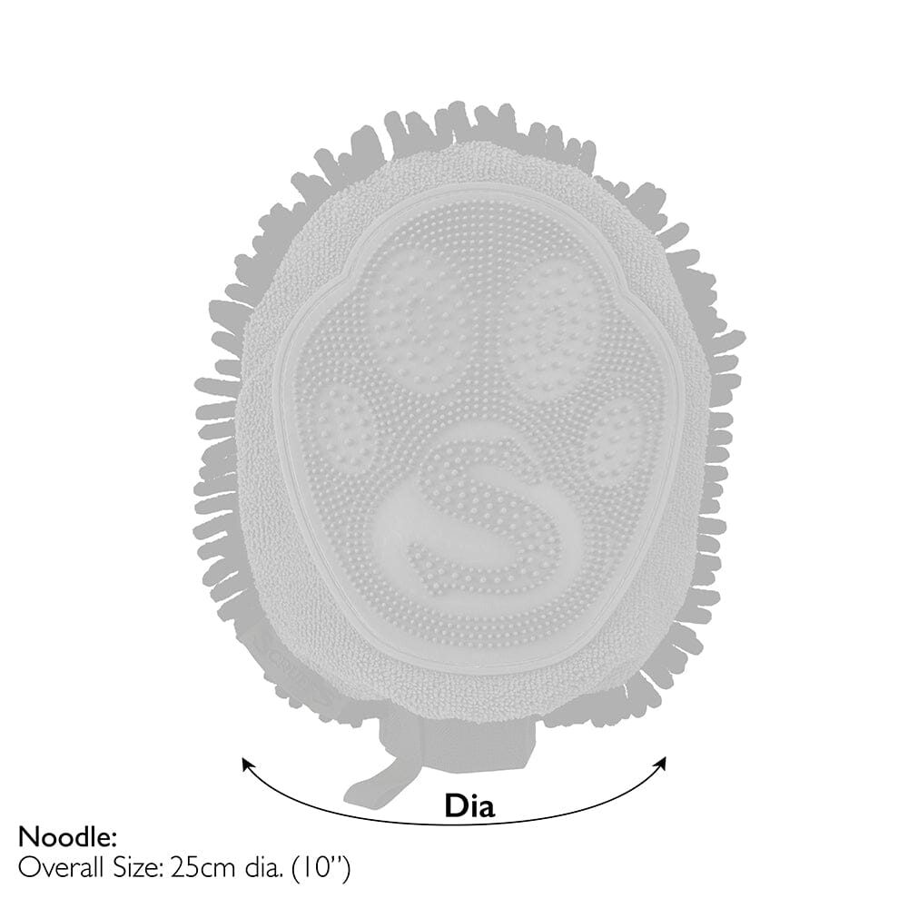 Noodle Super Absorbent Dry Mitt - Grey Dog Grooming Scruffs®