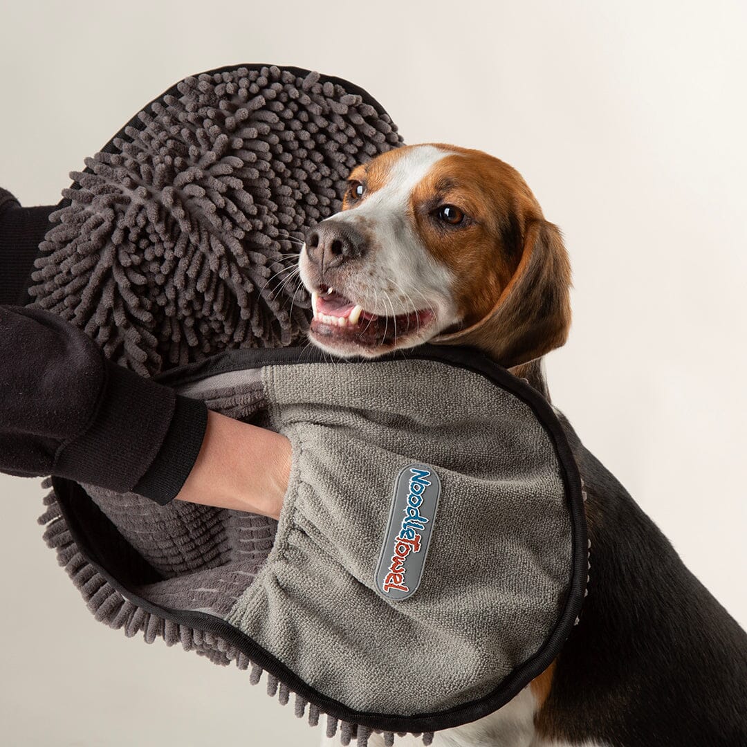 Noodle Drying Towel - Grey Dog Grooming Scruffs®