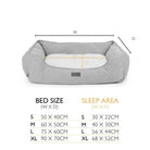 Harmony Box Bed - Tan Dog Beds petslovescruffs