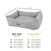 Boucle Box Bed - Desert Brown Dog Bed Scruffs®