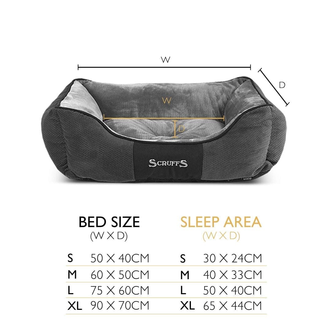 Chester Box Dog Bed - Chocolate Brown Dog Bed Scruffs®