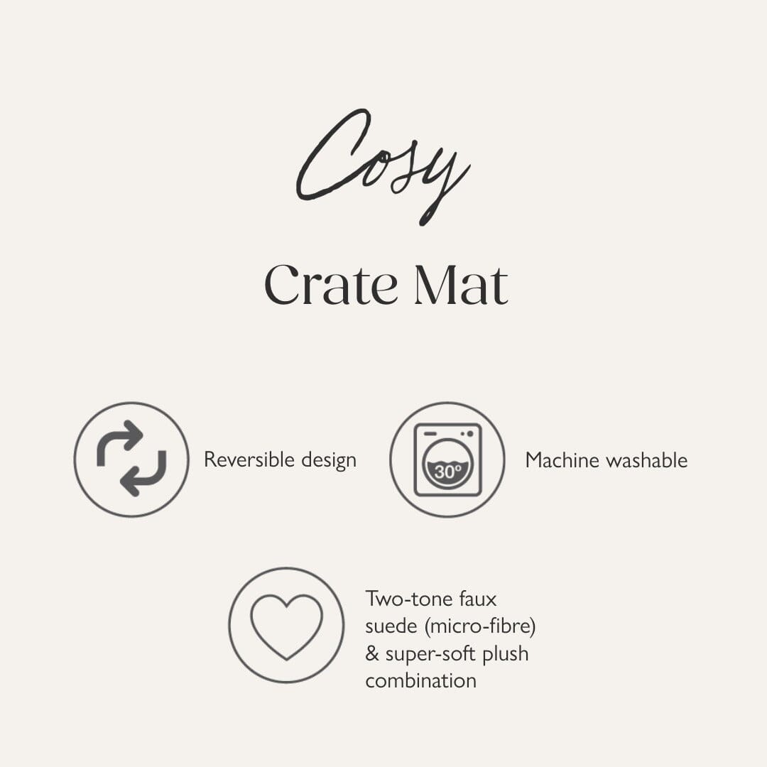 Cosy Crate Mat - Grey Dog Bed Scruffs®