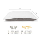 Eden Pillow Bed - Charcoal Grey Dog Beds Scruffs®