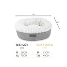 Ellen Donut Bed - Terracotta Red Dog Bed Scruffs®