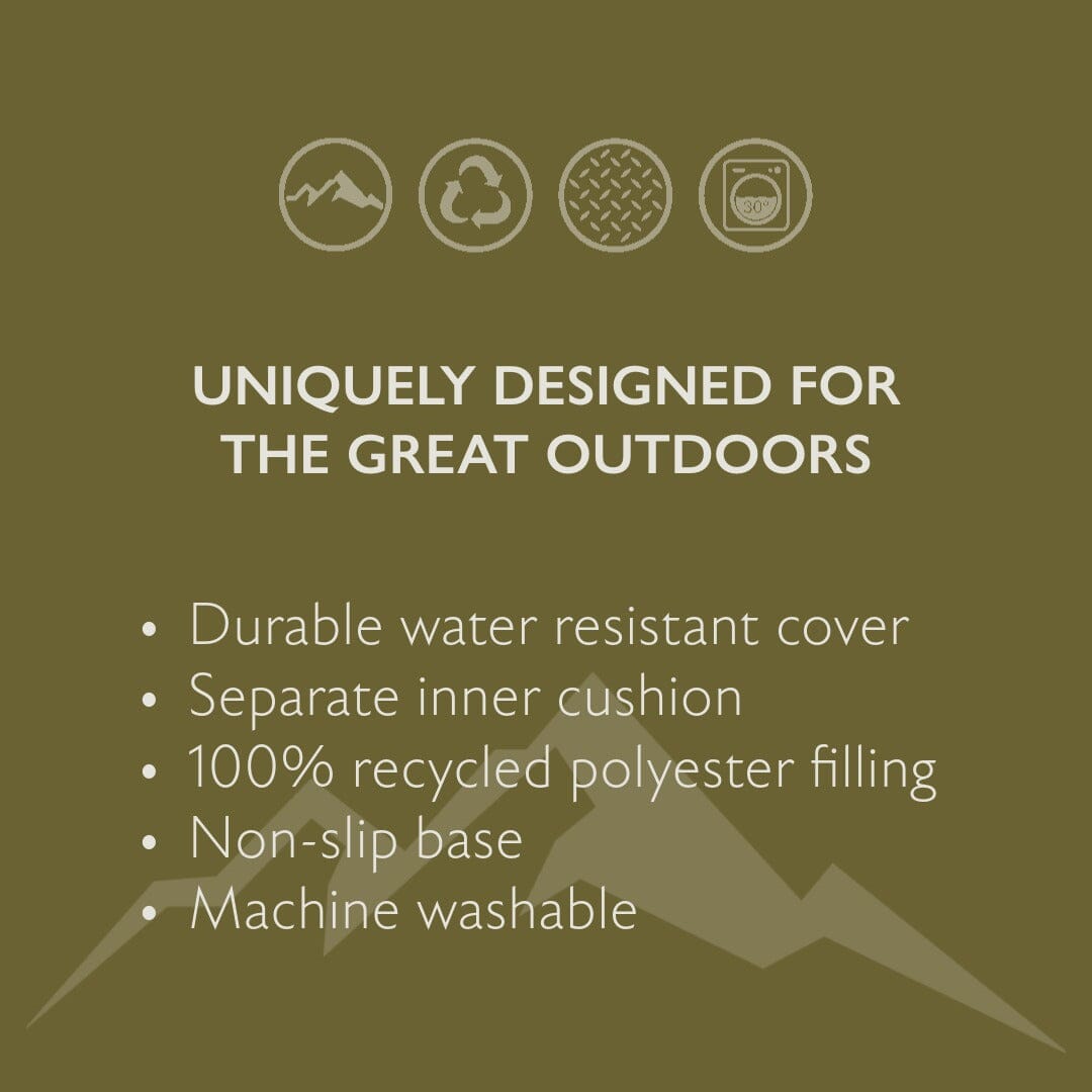 Expedition Water Resistant Box Bed - Atlantic Blue Dog Bed Scruffs®