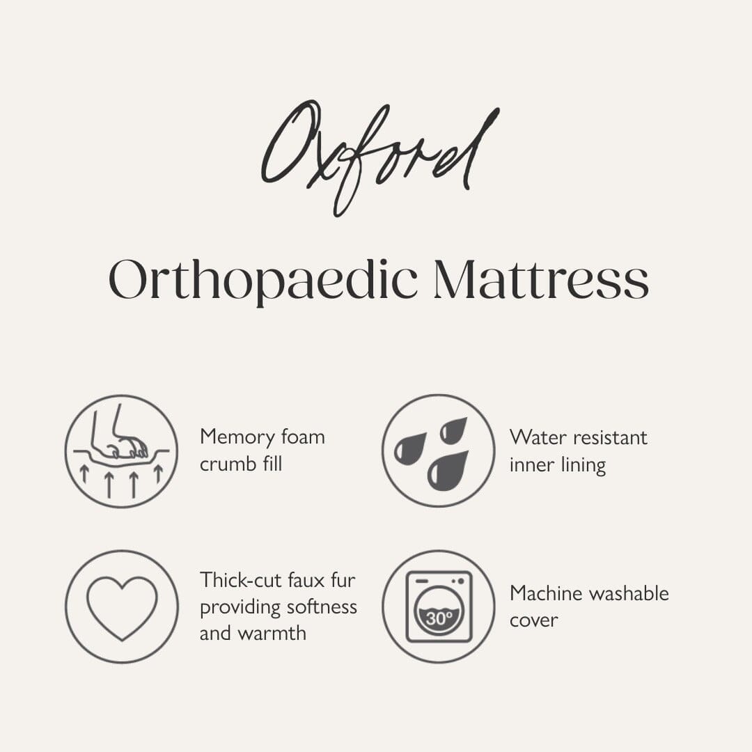 Oxford Orthopaedic Mattress - Camel Dog Bed Scruffs®