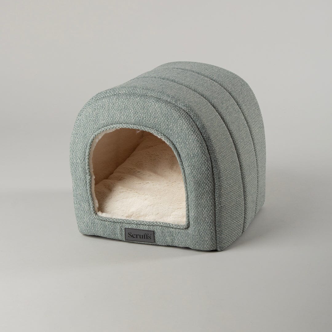 Seattle Cave Cat Bed - Topaz Green Cat Bed Scruffs®