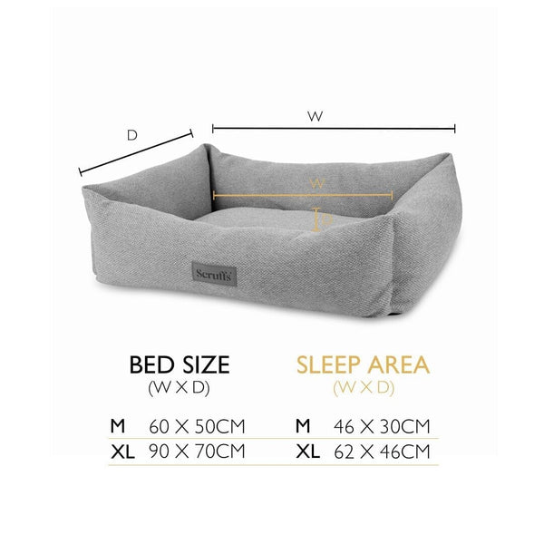 Seattle Box Bed - Sienna Brown Dog Bed Scruffs®