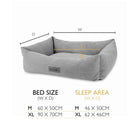 Seattle Box Bed - Sienna Brown Dog Bed Scruffs®