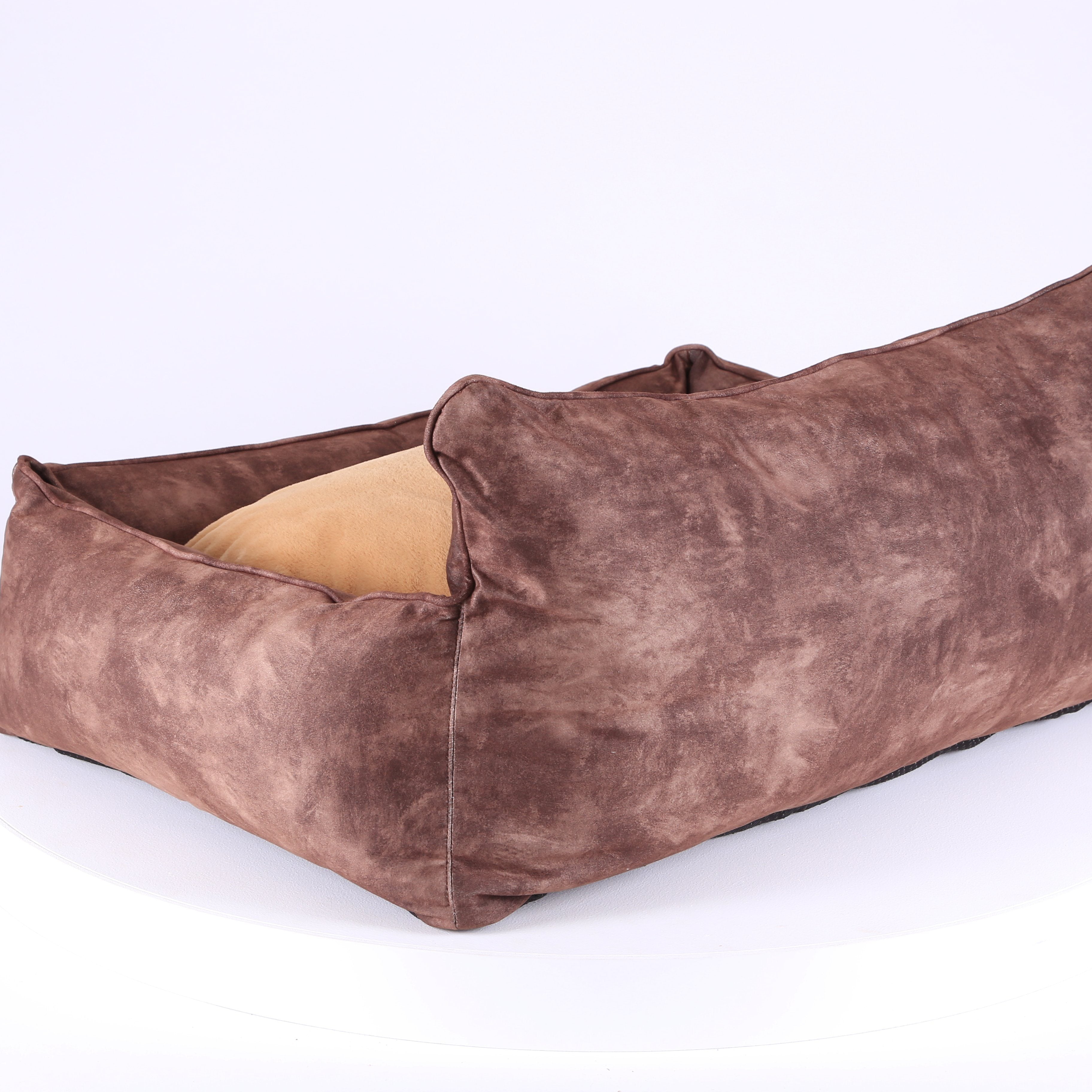 Kensington Box Bed - Chocolate Dog Bed Scruffs®