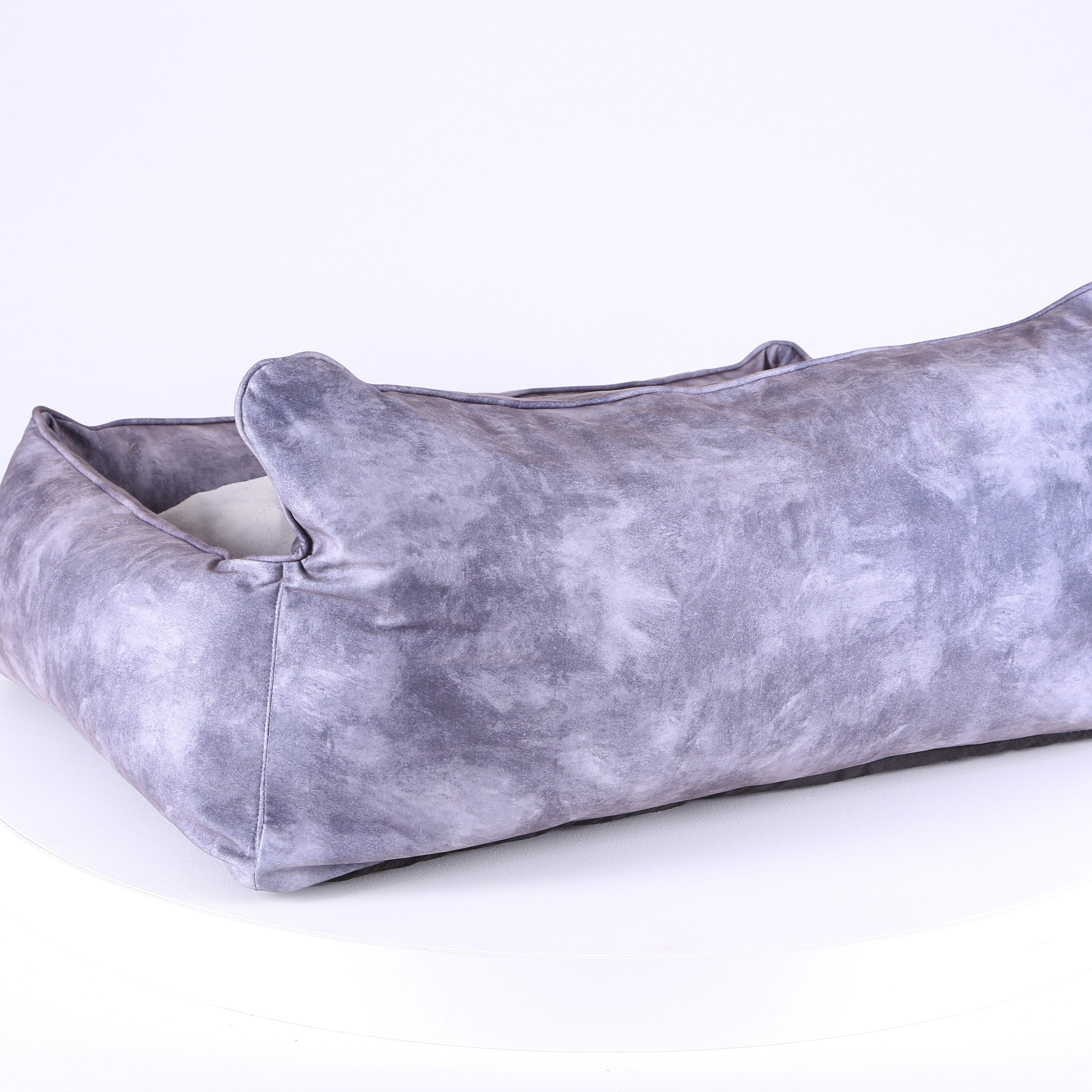 Kensington Box Bed - Grey Dog Bed Scruffs®