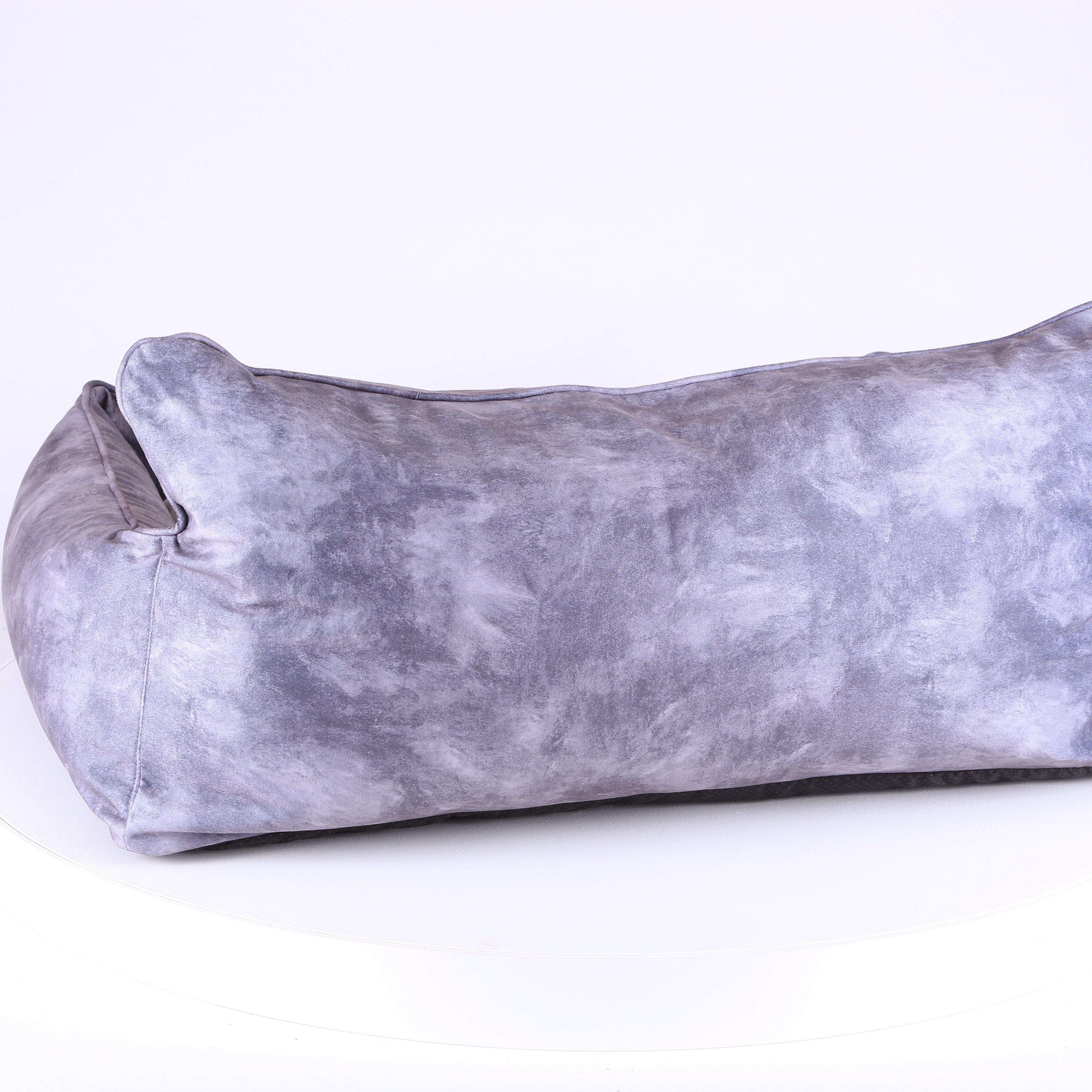 Kensington Box Bed - Grey Dog Bed Scruffs®