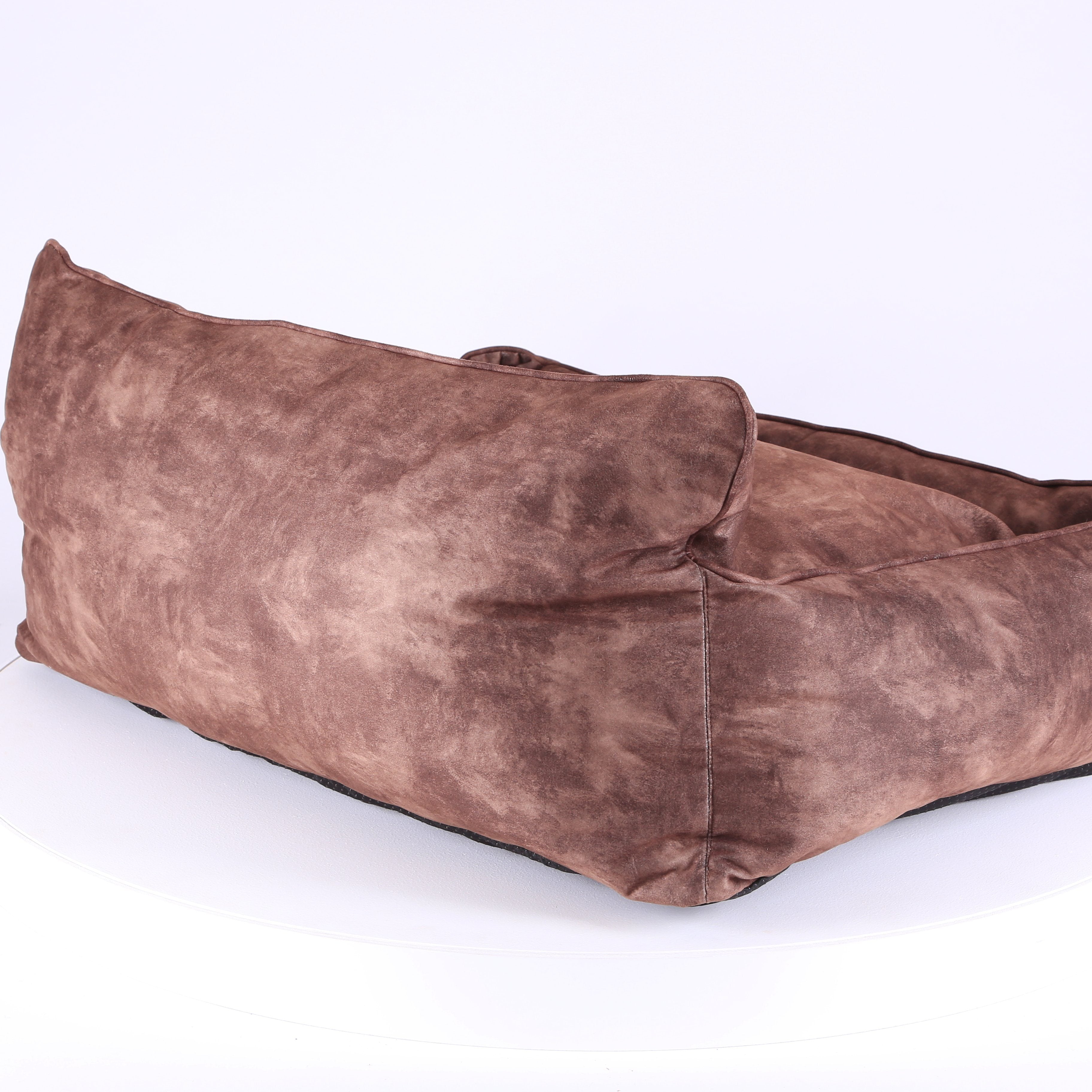 Kensington Box Bed - Chocolate Dog Bed Scruffs®