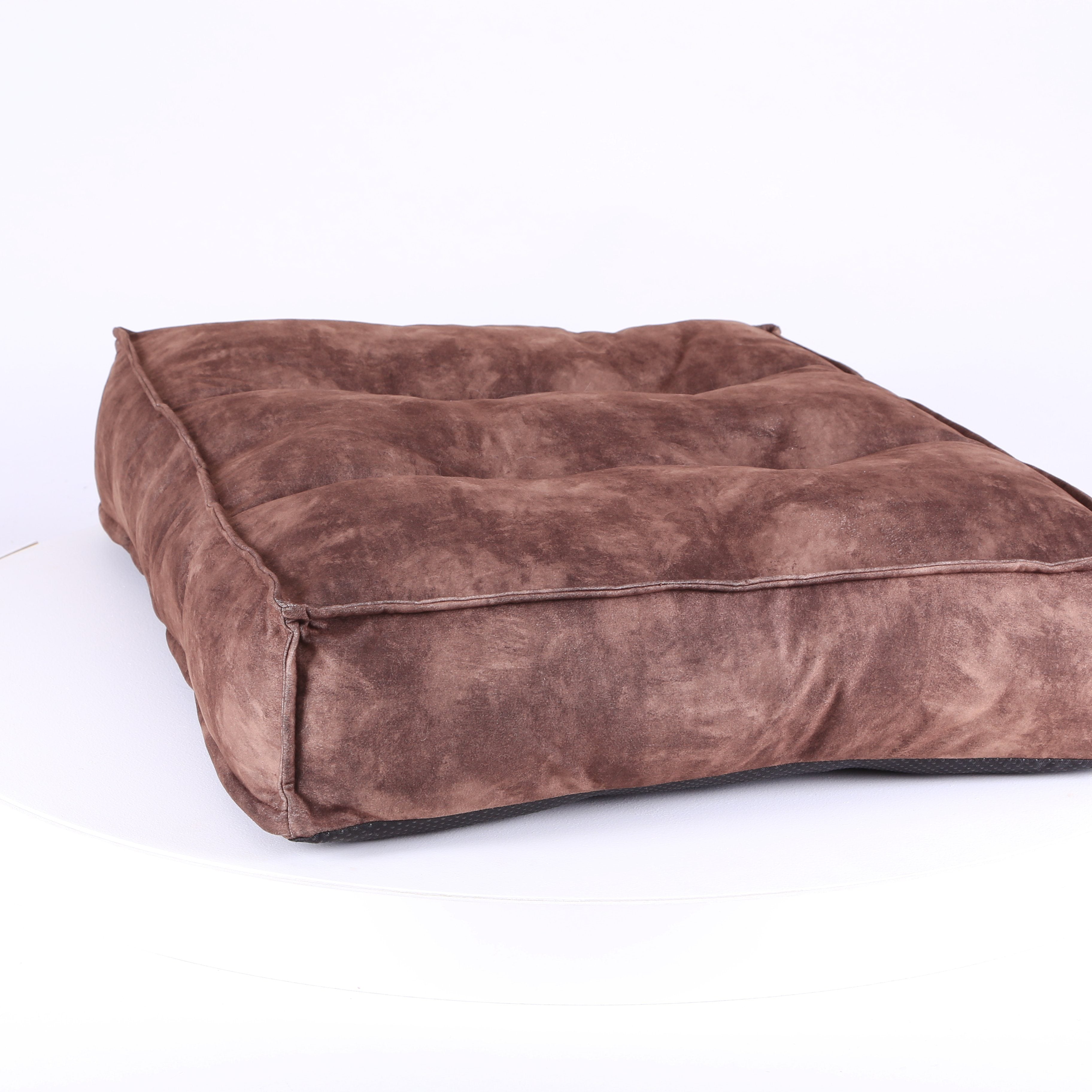 Kensington Mattress - Chocolate Dog Bed Scruffs®