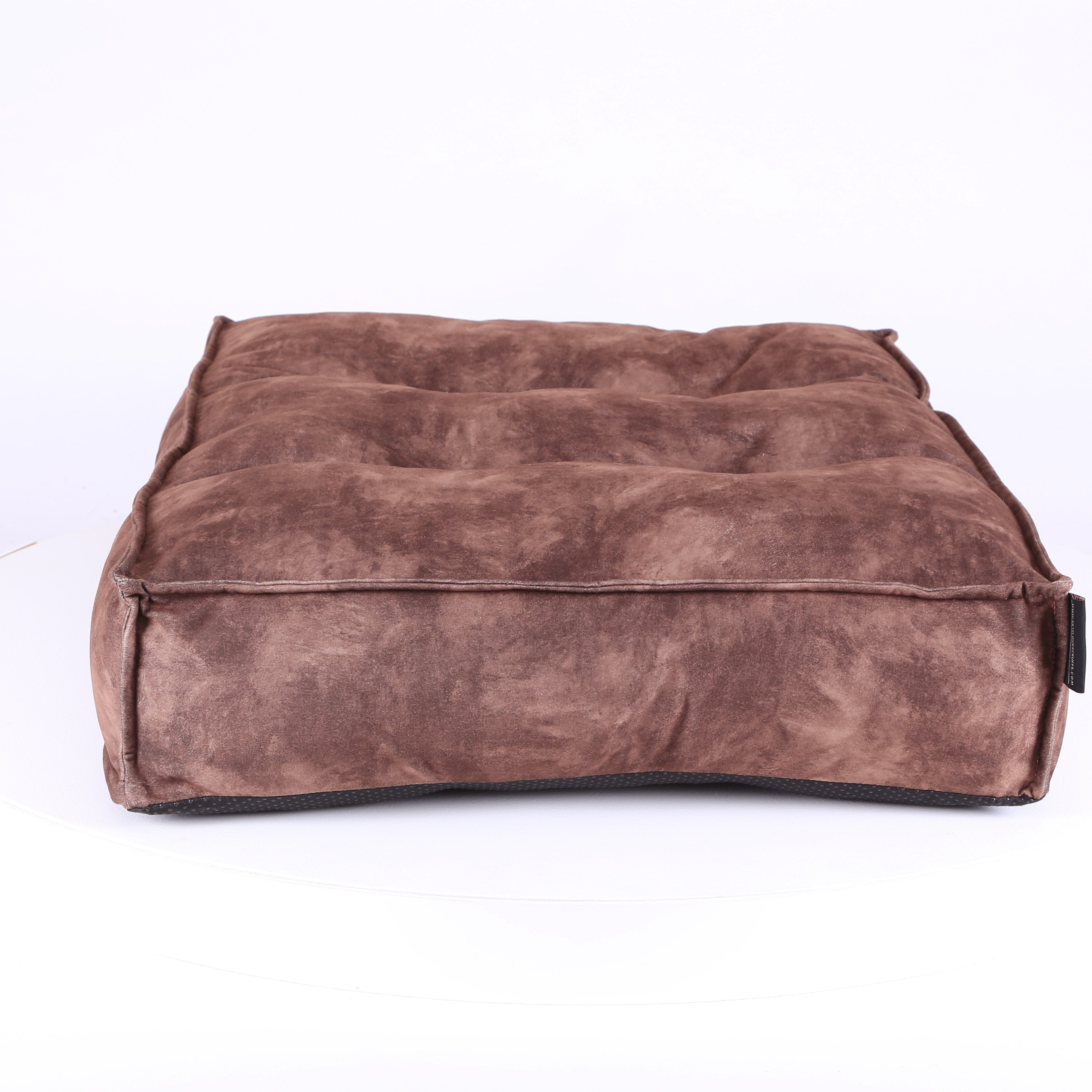 Kensington Mattress - Chocolate Dog Bed Scruffs®