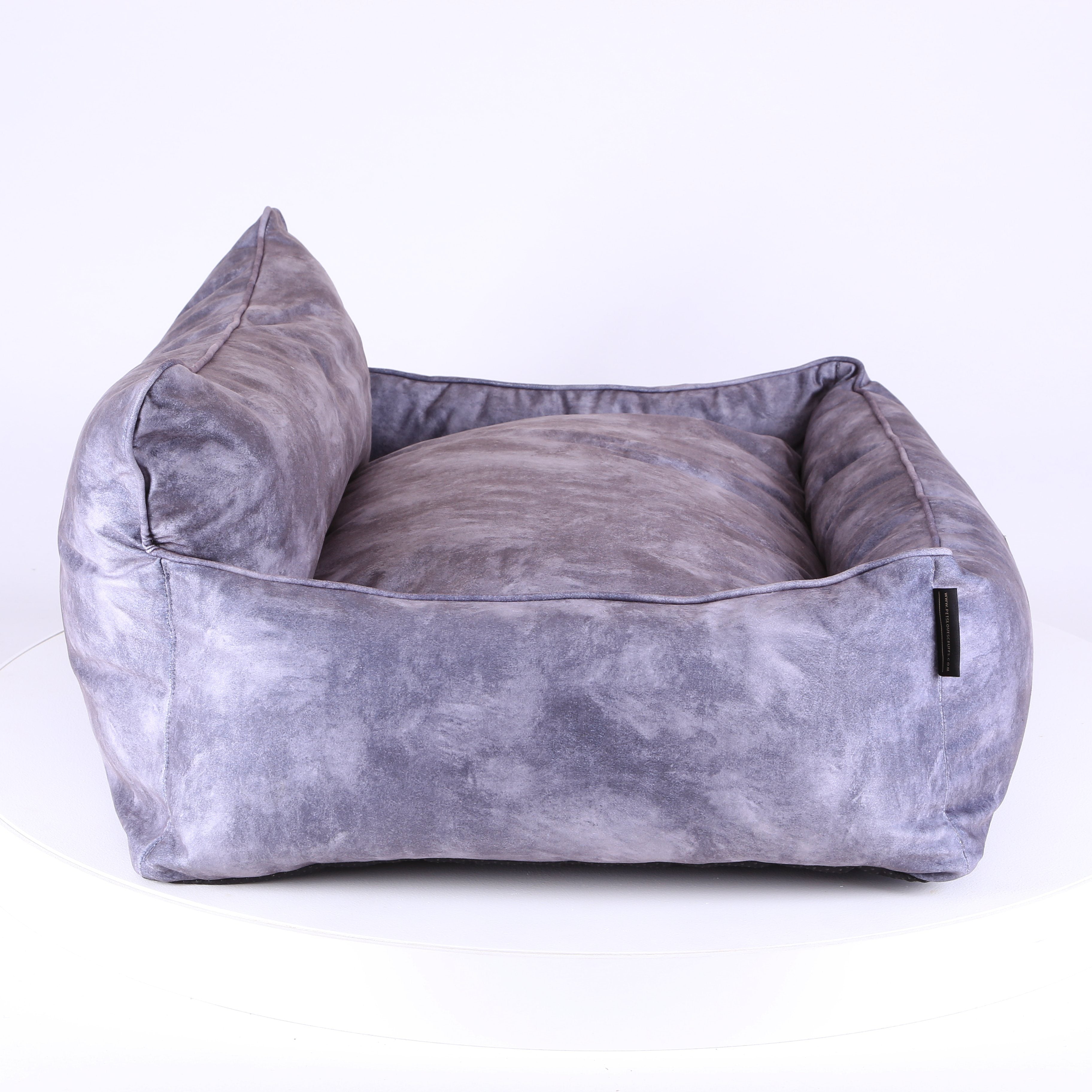 Kensington Box Bed - Grey Dog Bed Scruffs®