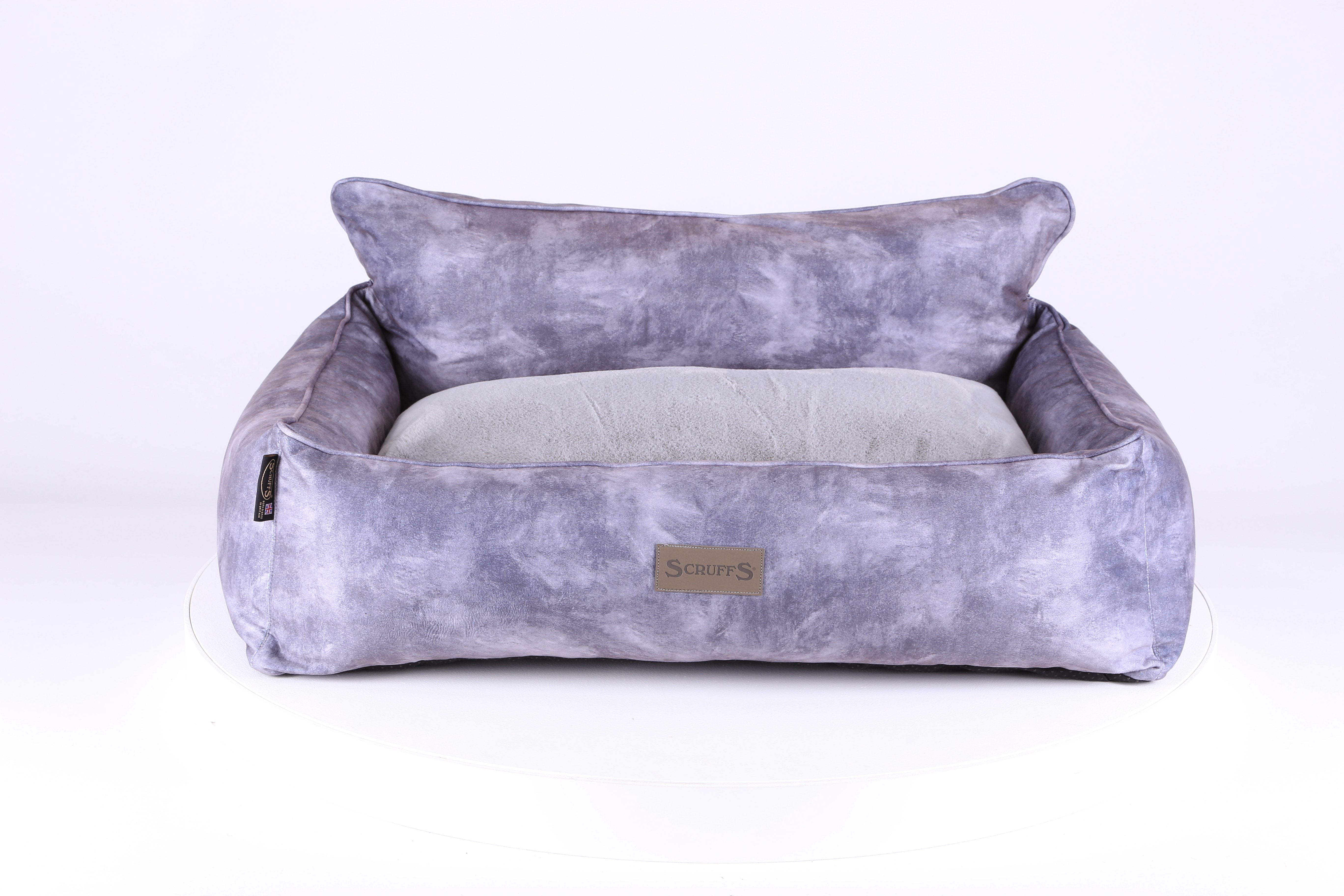 Kensington Box Bed - Grey Dog Bed Scruffs® 