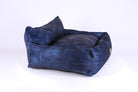 Kensington Box Bed - Navy Dog Bed Scruffs®