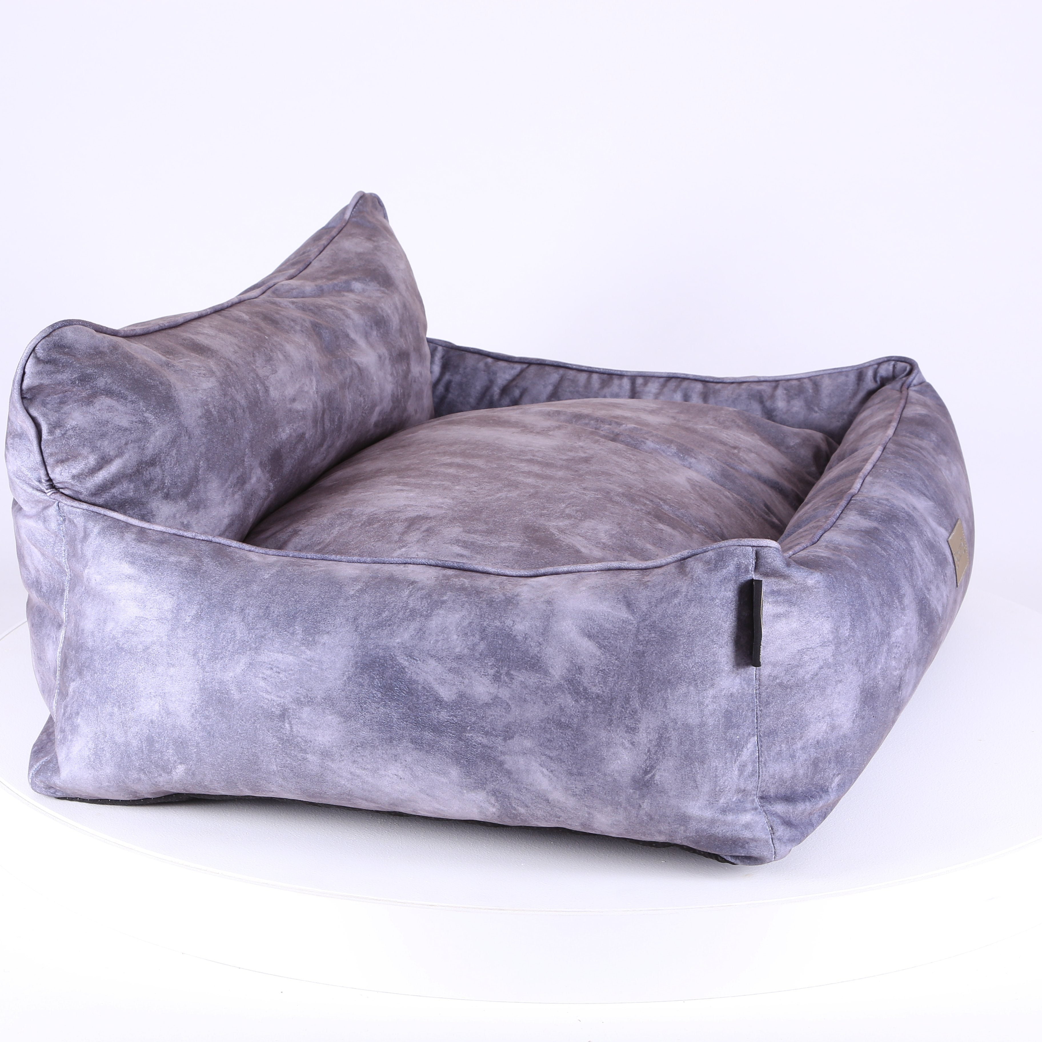 Kensington Box Bed - Grey Dog Bed Scruffs®