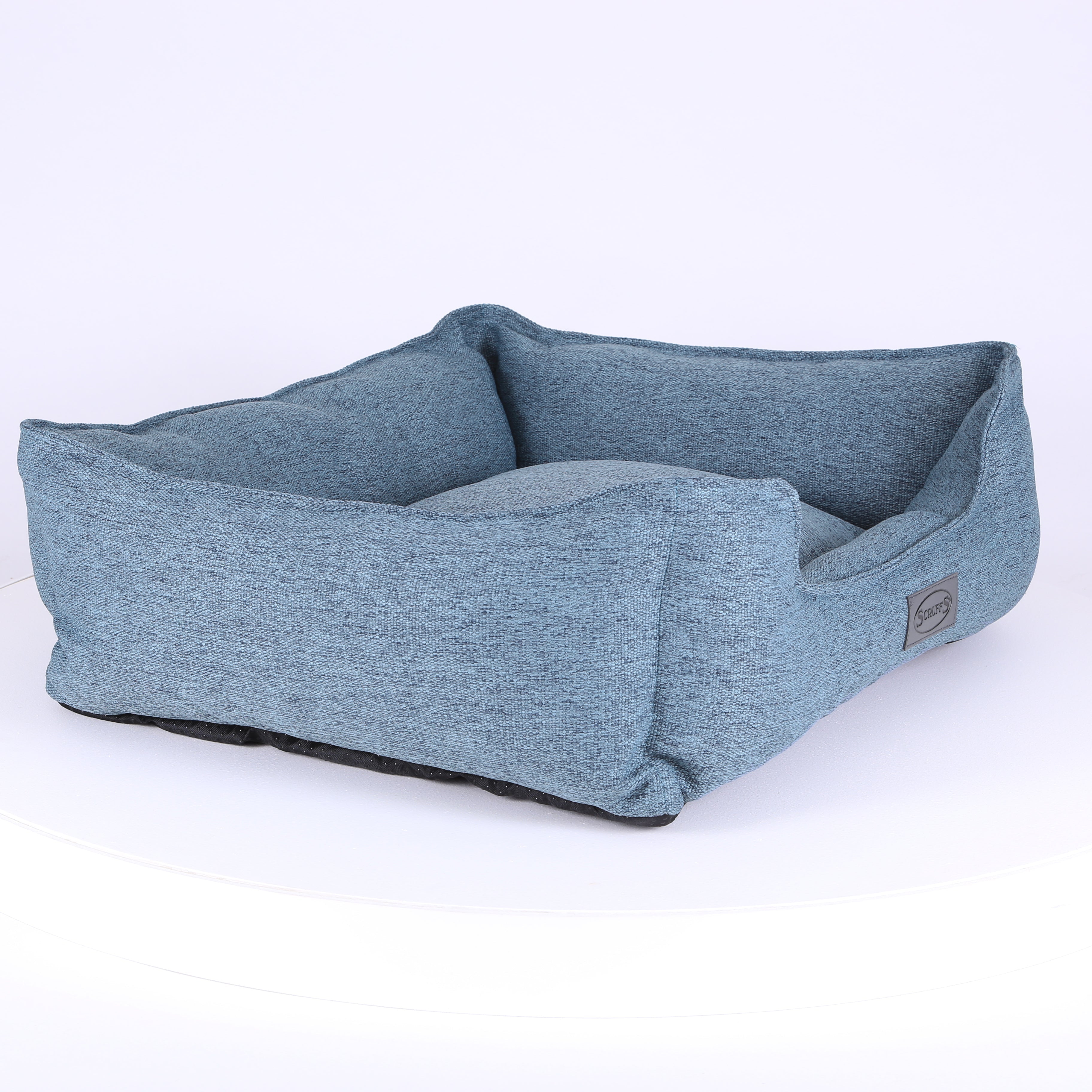Manhattan Box Bed - Denim Blue Dog Bed Scruffs®
