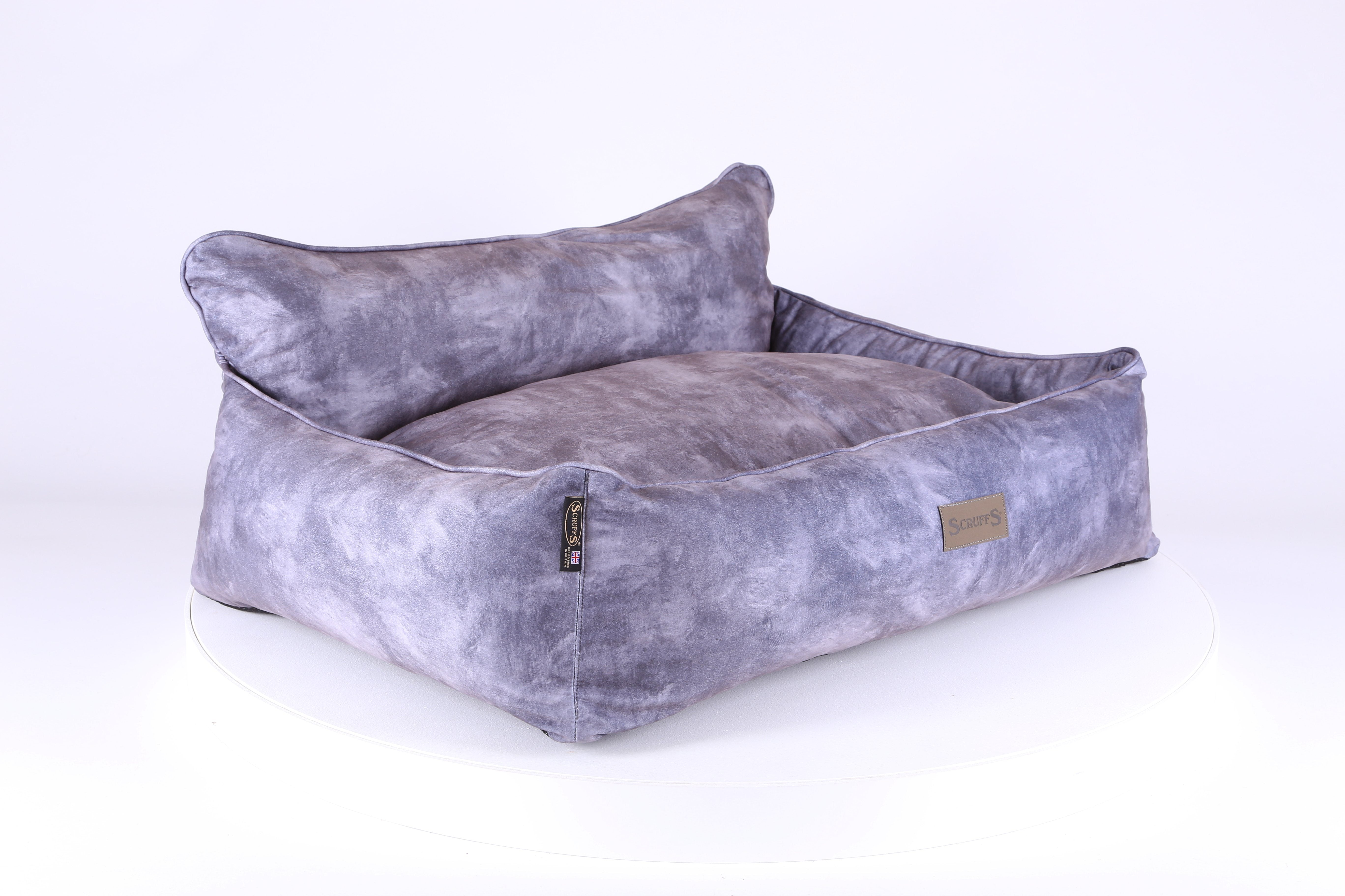 Kensington Box Bed - Grey Dog Bed Scruffs® 