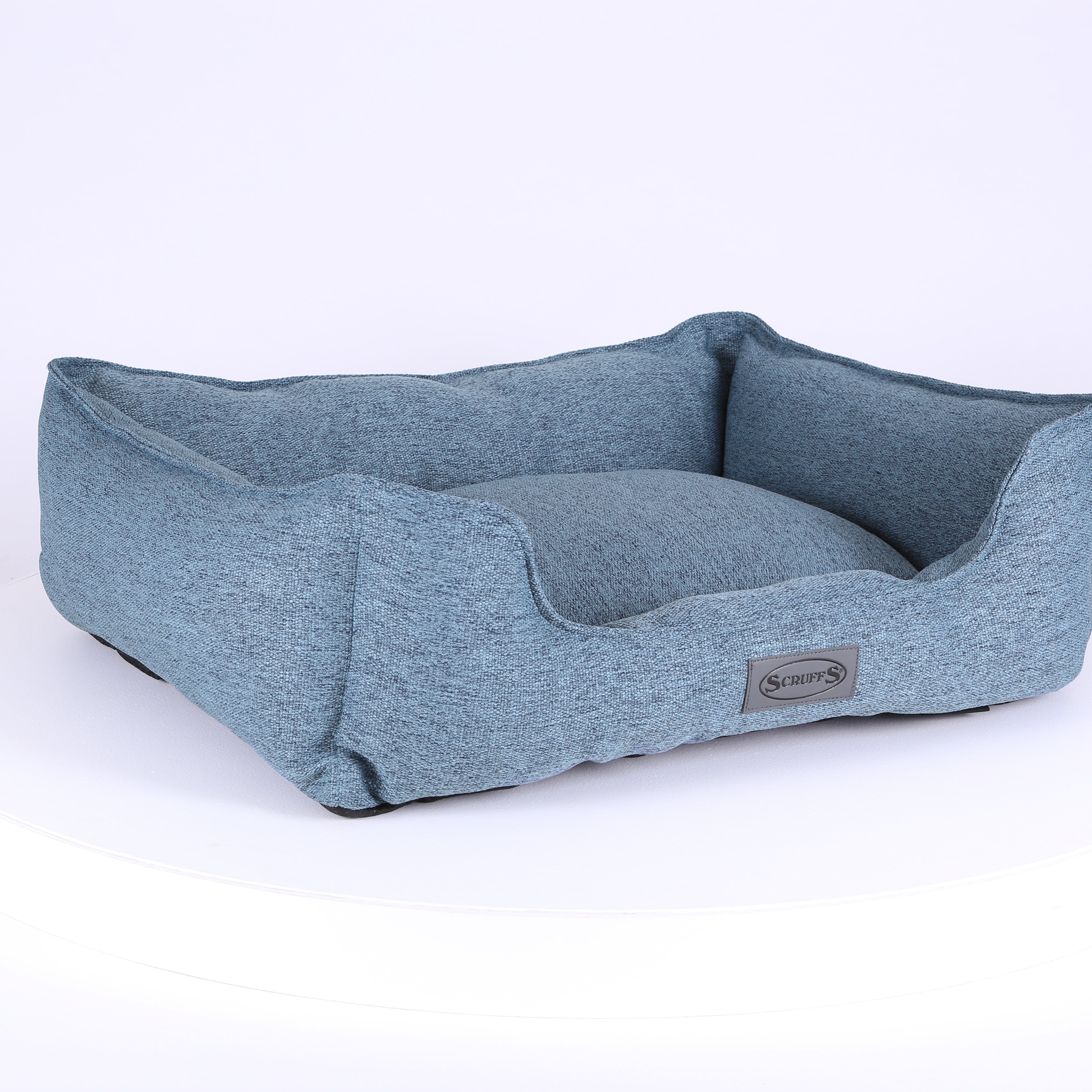 Manhattan Box Bed - Denim Blue Dog Bed Scruffs®