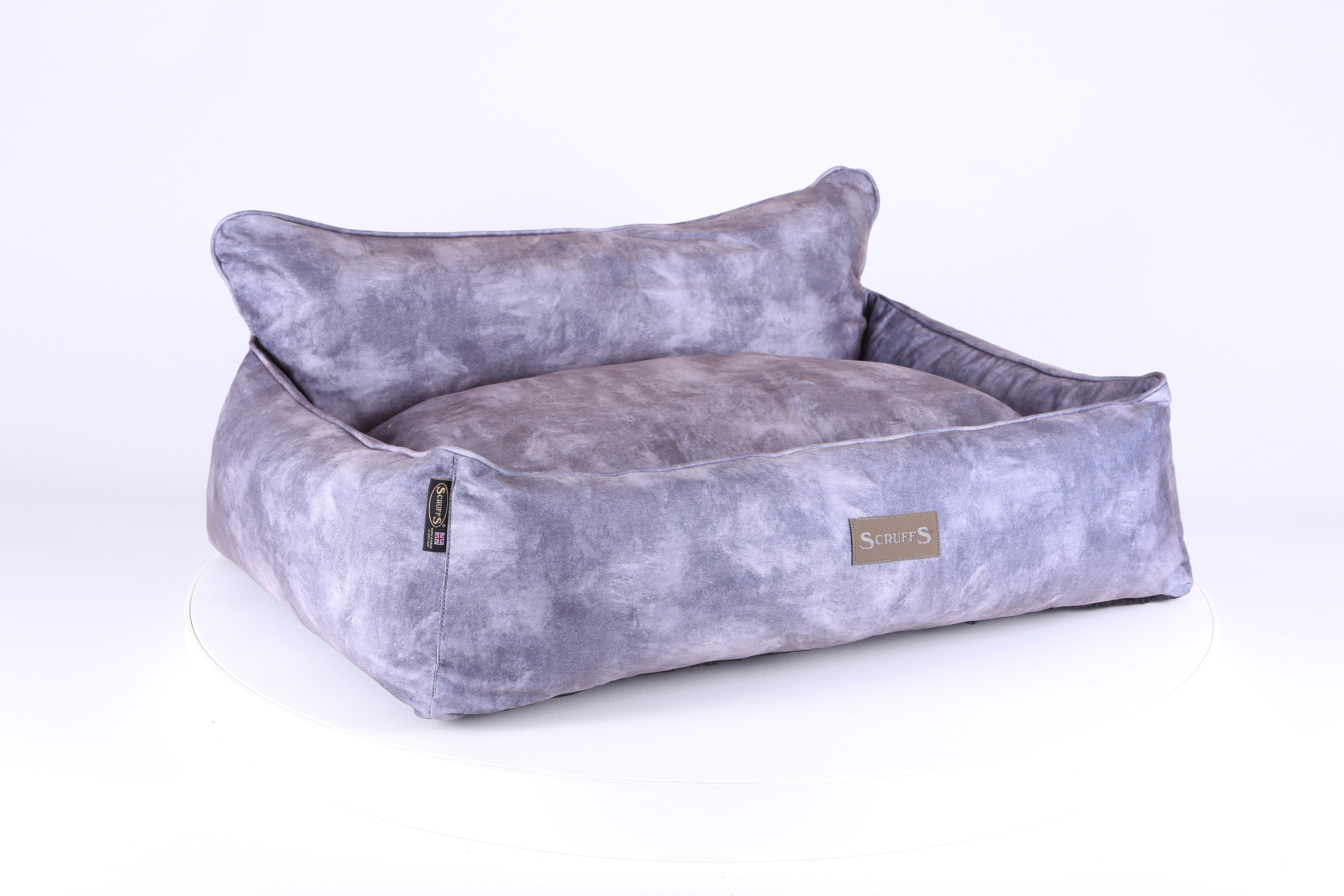 Kensington Box Bed - Grey Dog Bed Scruffs® 