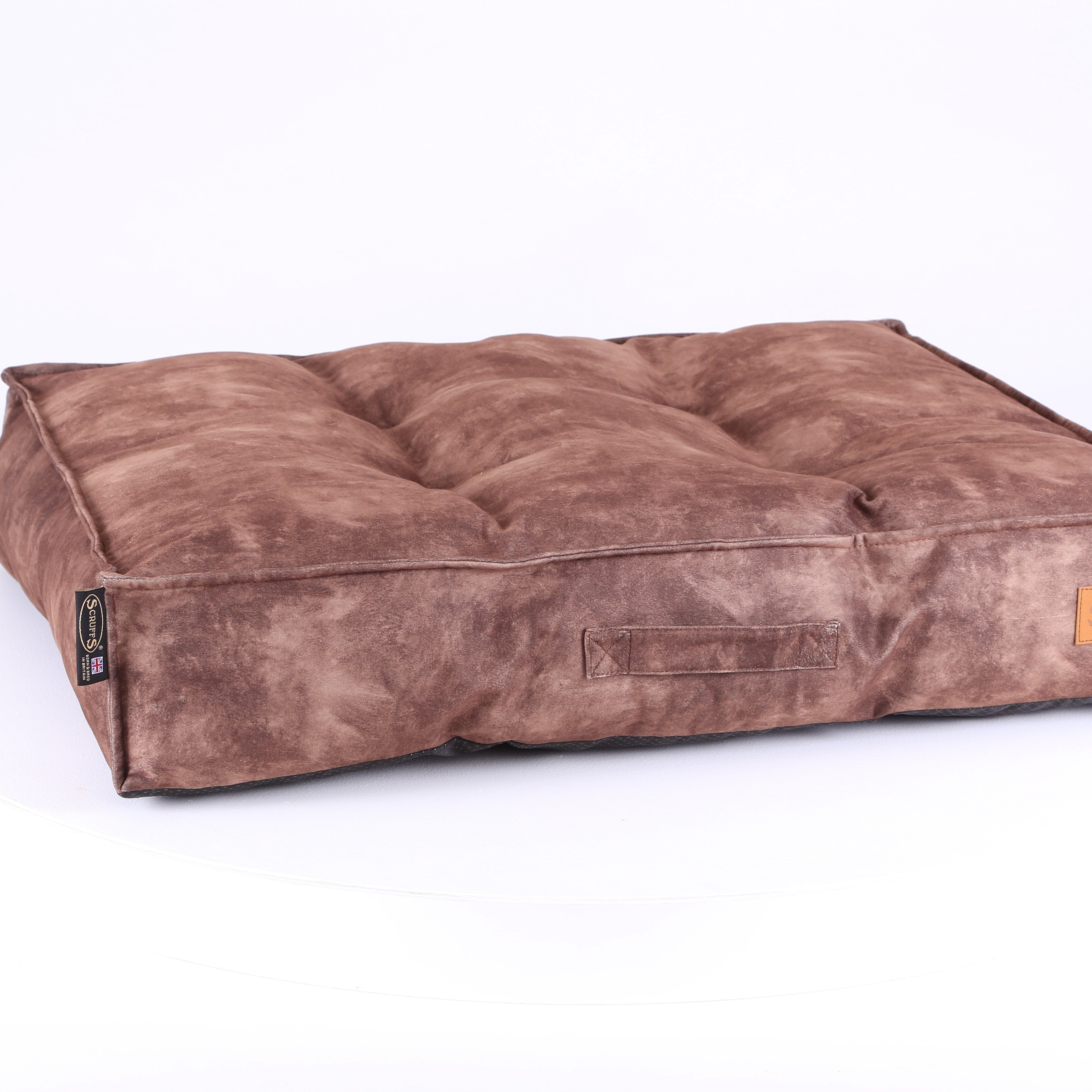 Kensington Mattress - Chocolate Dog Bed Scruffs®