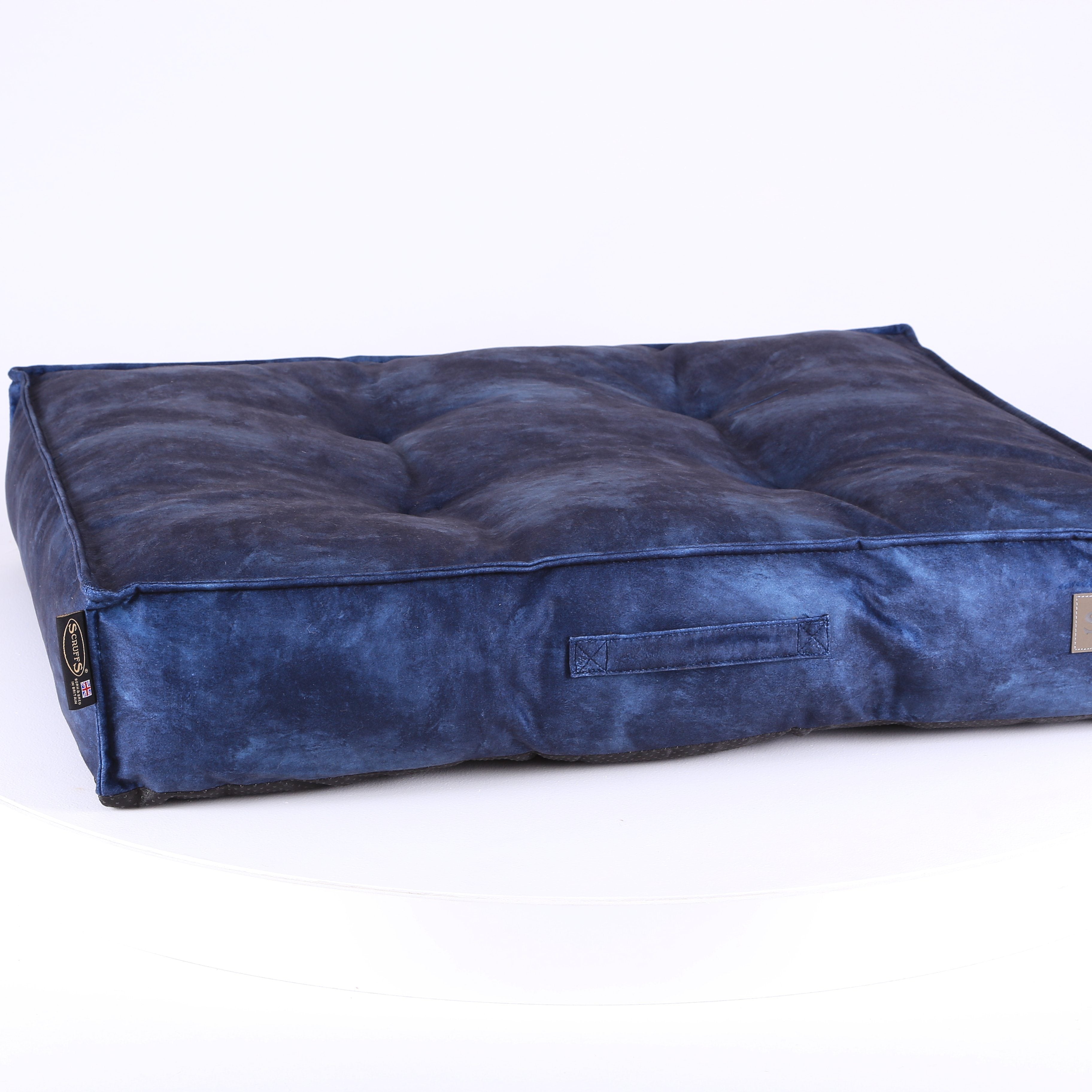 Kensington Mattress - Navy Dog Bed Scruffs®
