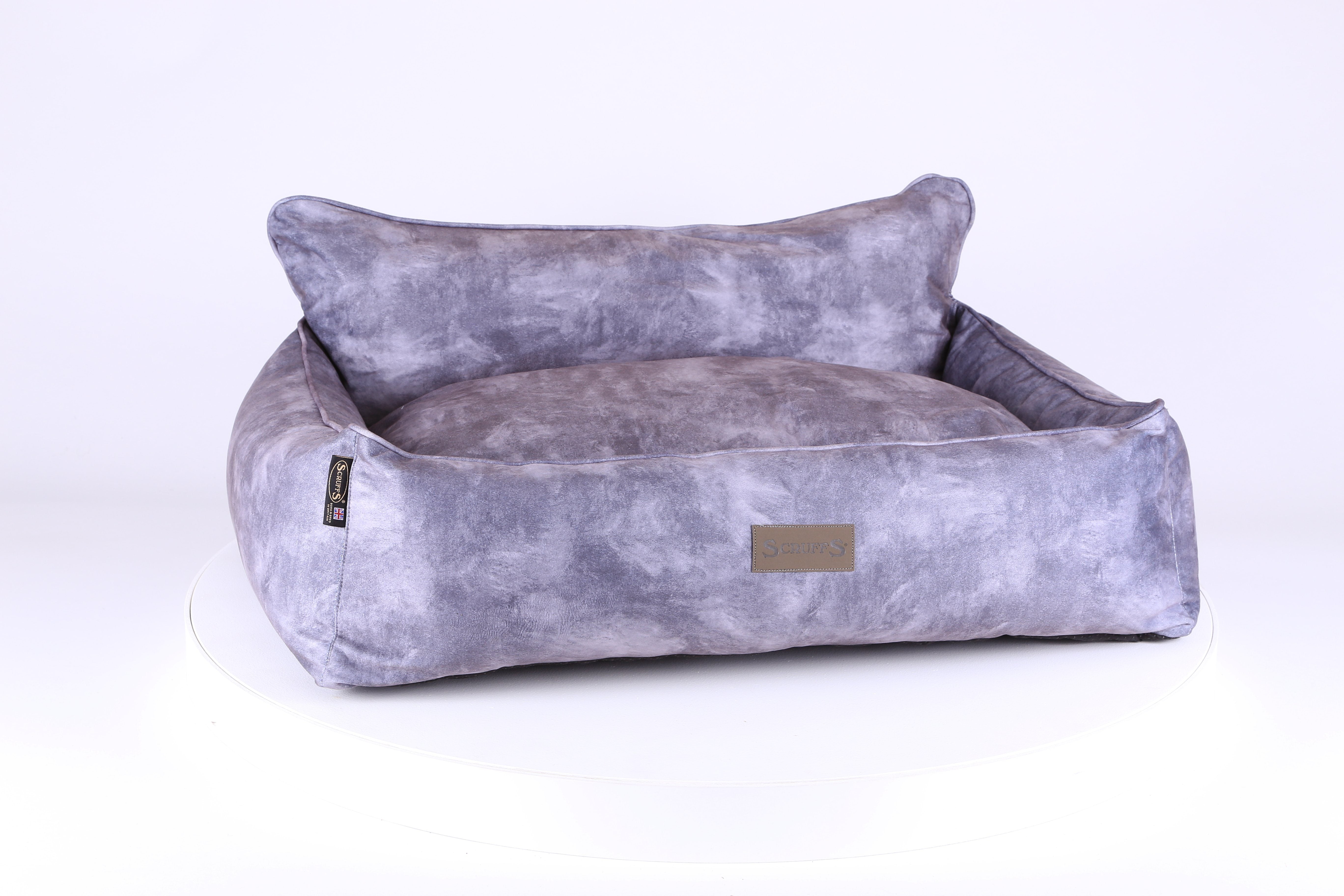 Kensington Box Bed - Grey Dog Bed Scruffs® 