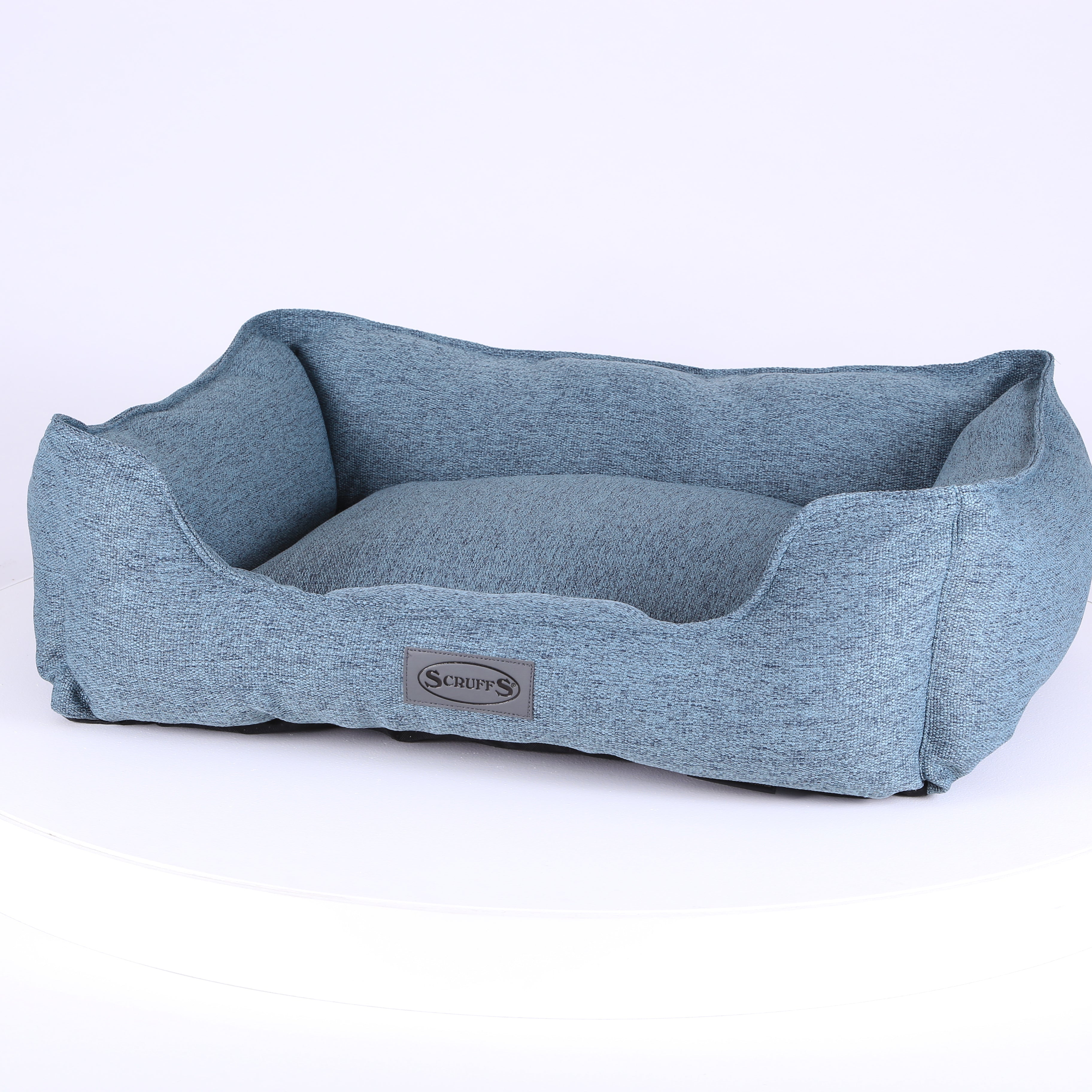 Manhattan Box Bed - Denim Blue Dog Bed Scruffs®