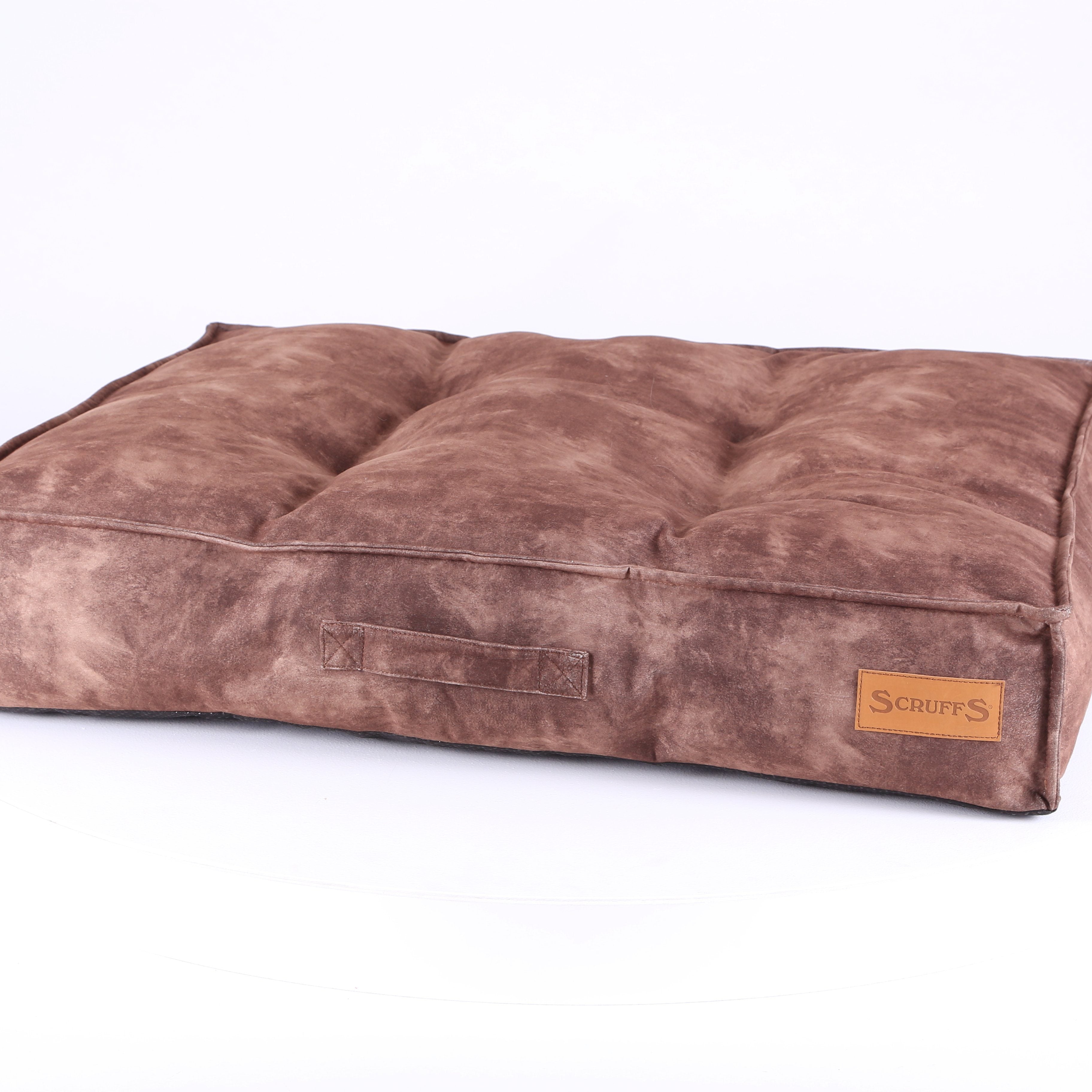Kensington Mattress - Chocolate Dog Bed Scruffs®