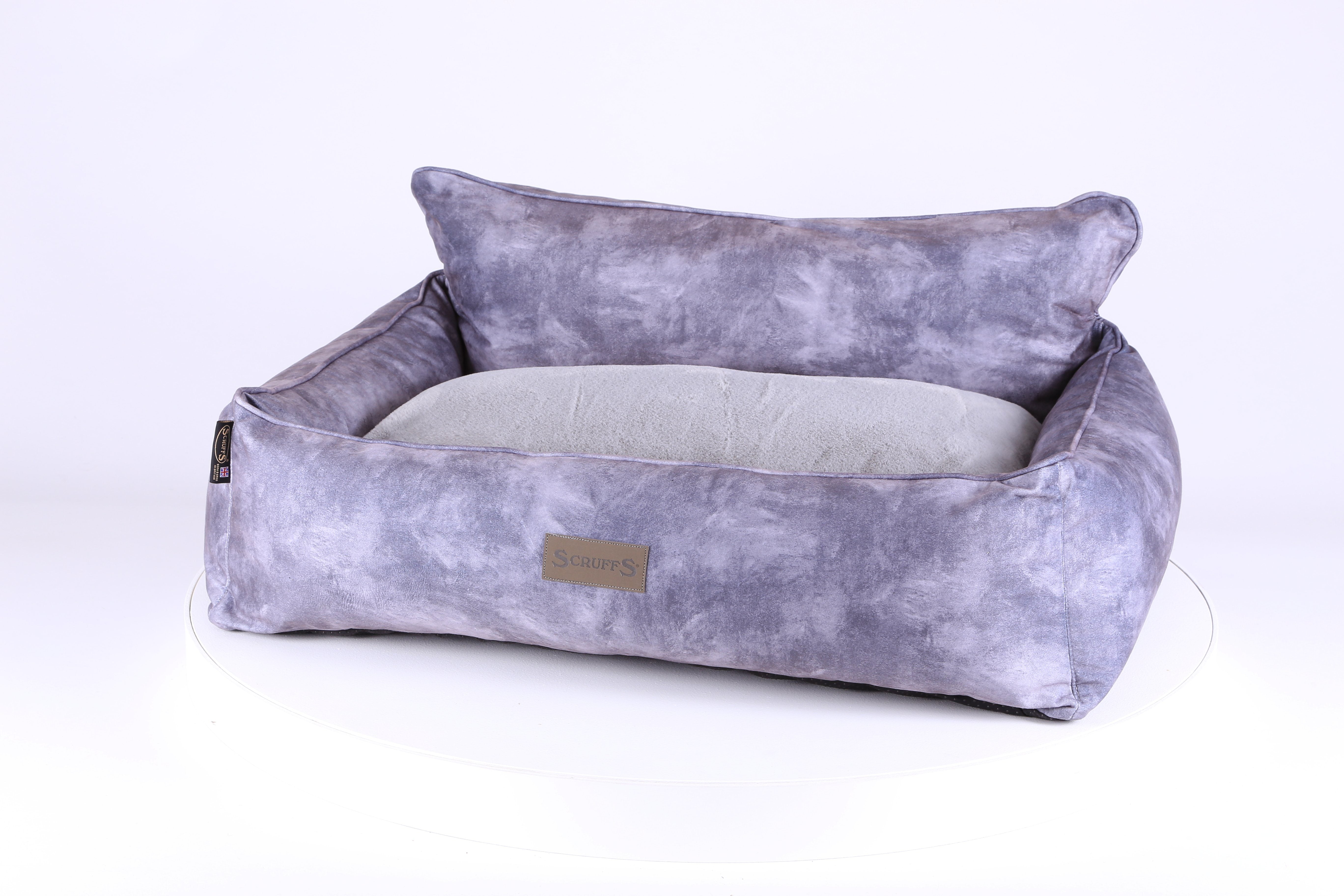 Kensington Box Bed - Grey Dog Bed Scruffs® 