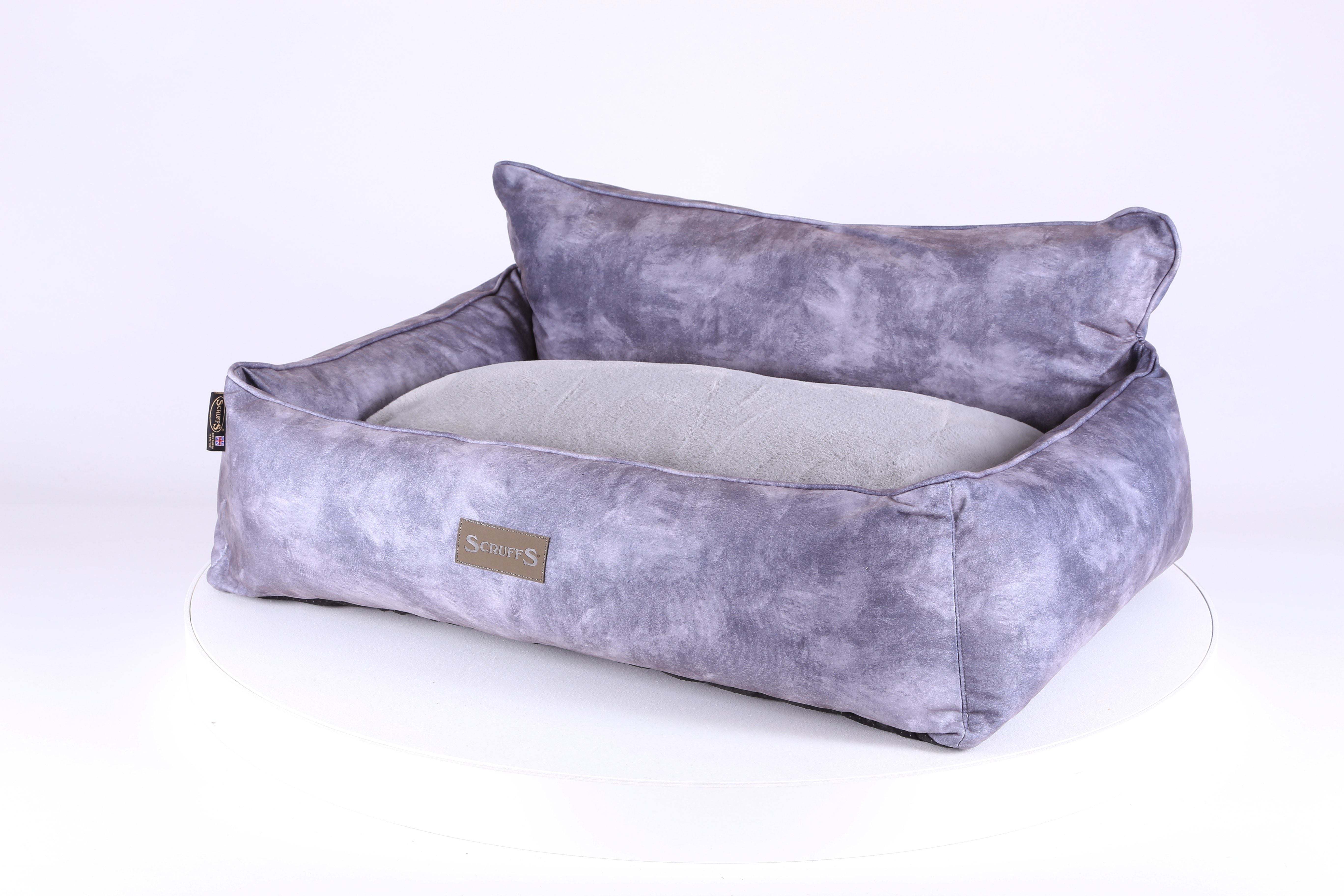 Kensington Box Bed - Grey Dog Bed Scruffs® 