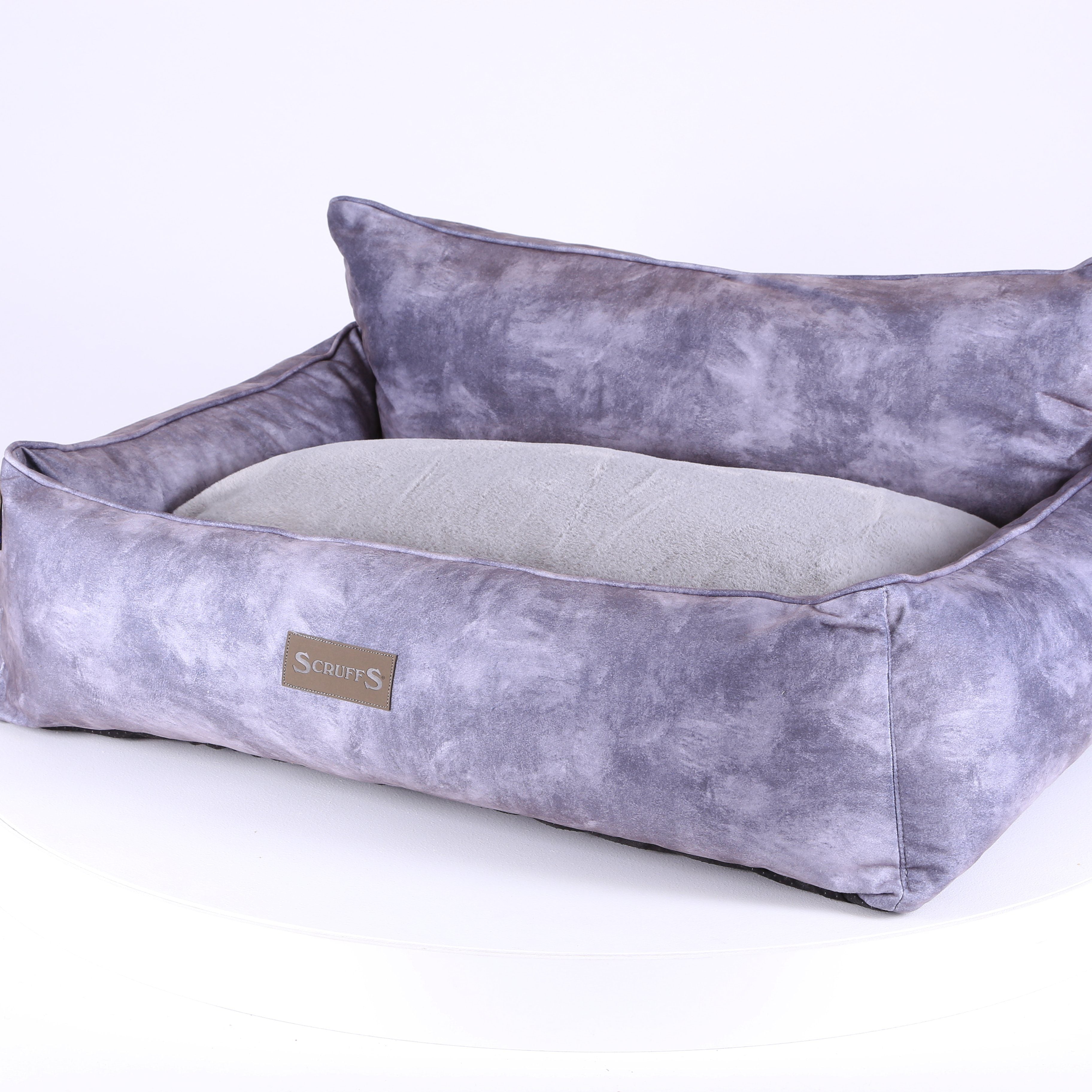 Kensington Box Bed - Grey Dog Bed Scruffs®