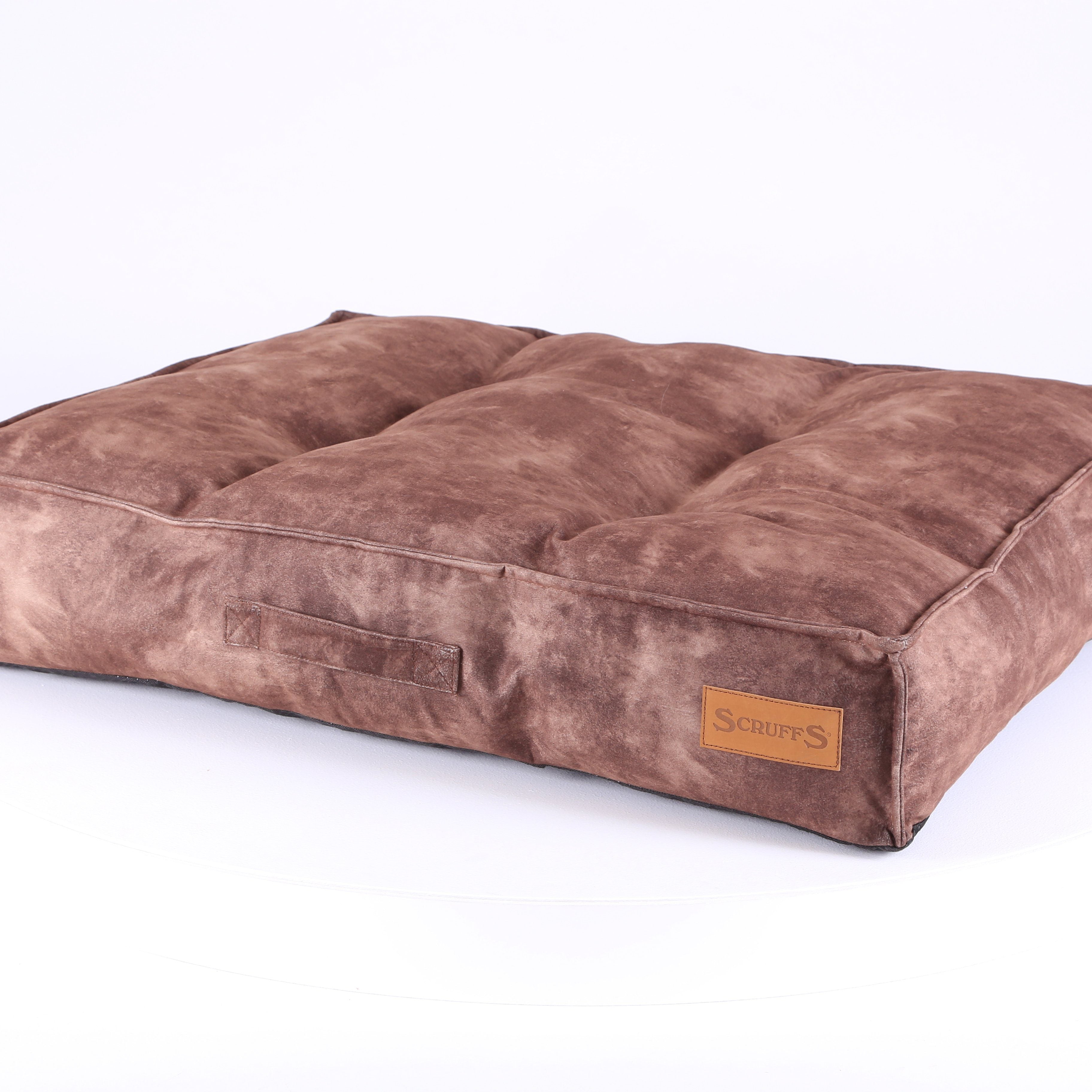 Kensington Mattress - Chocolate Dog Bed Scruffs®
