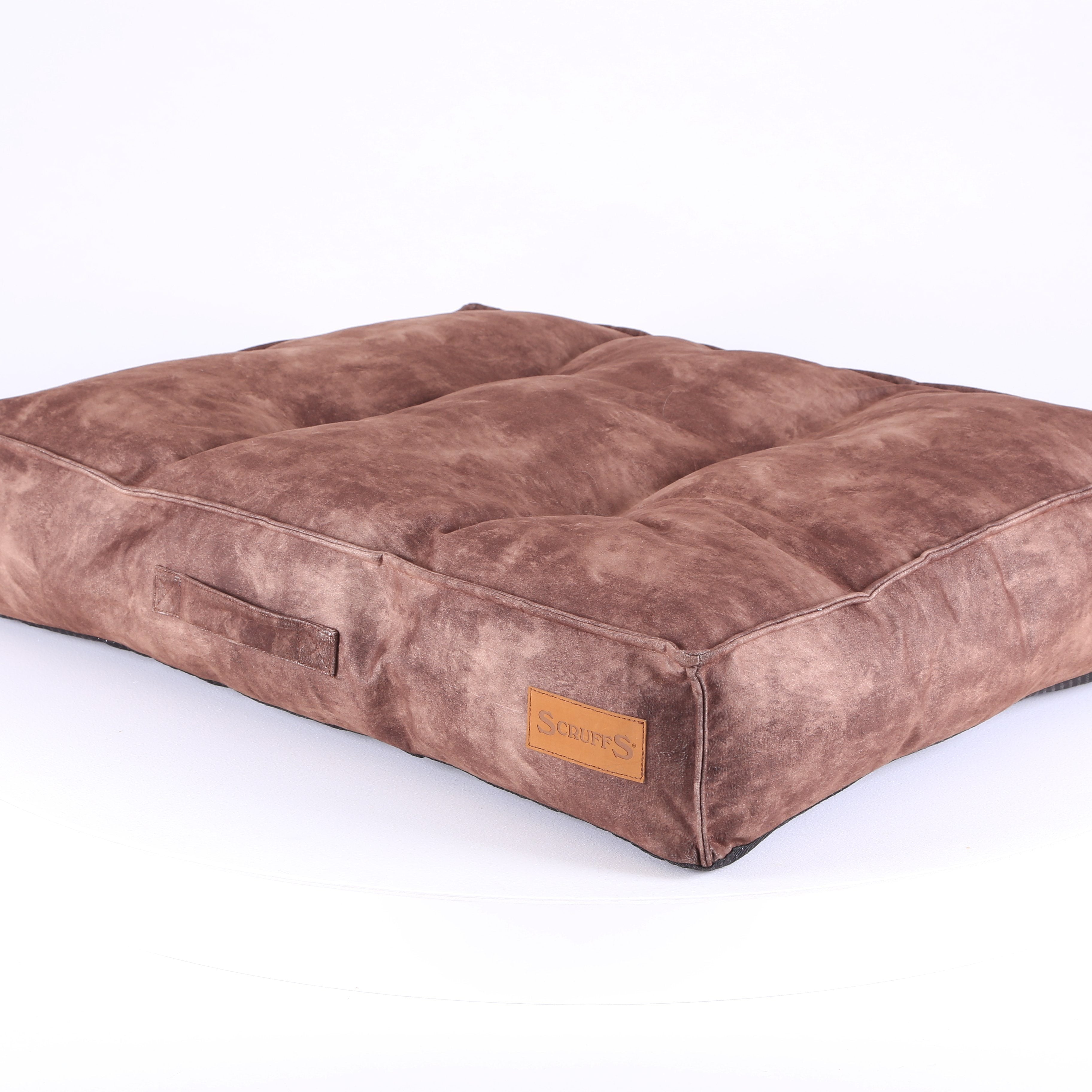 Kensington Mattress - Chocolate Dog Bed Scruffs®