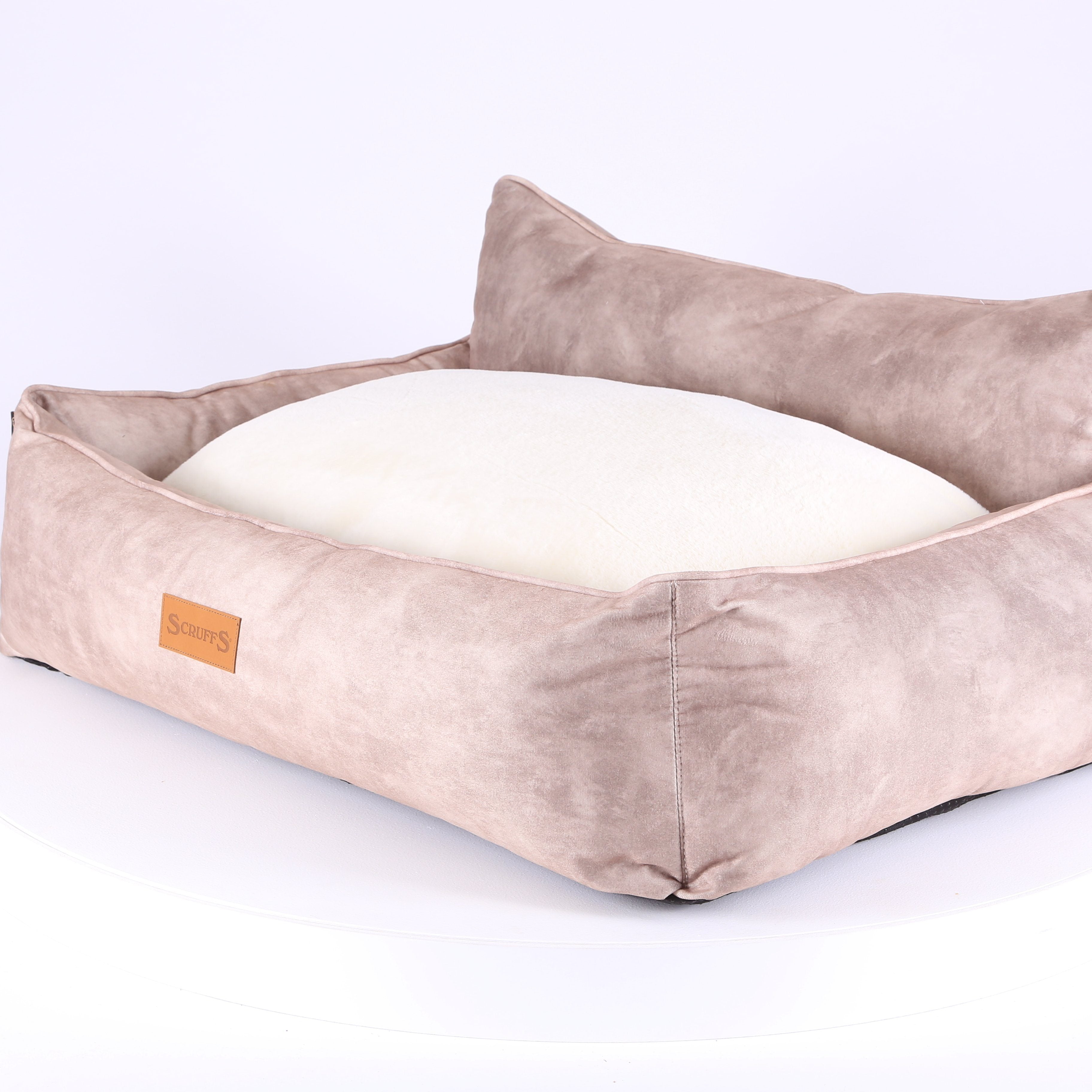 Kensington Box Bed - Cream Dog Bed Scruffs®