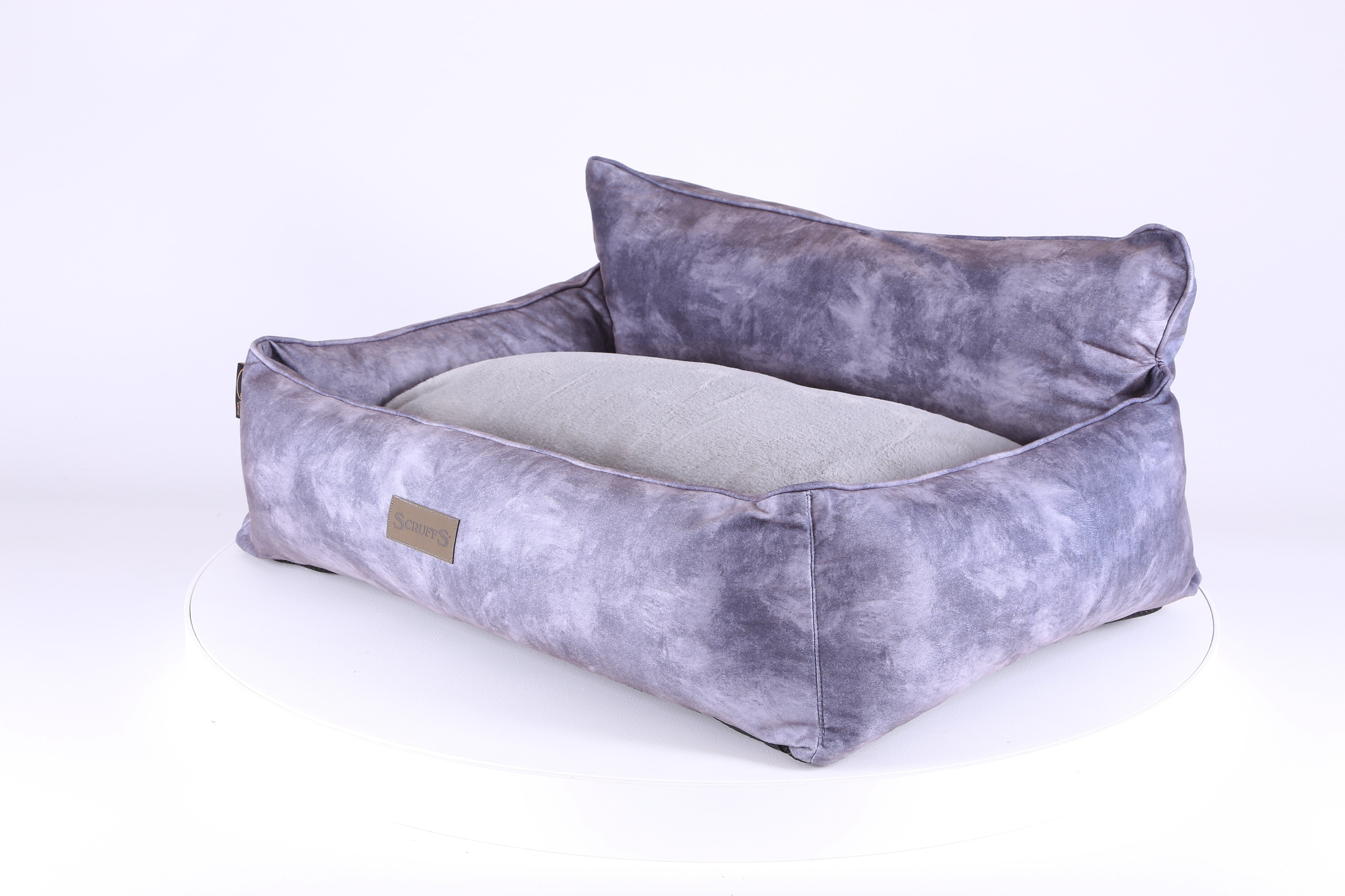 Kensington Box Bed - Grey Dog Bed Scruffs® 