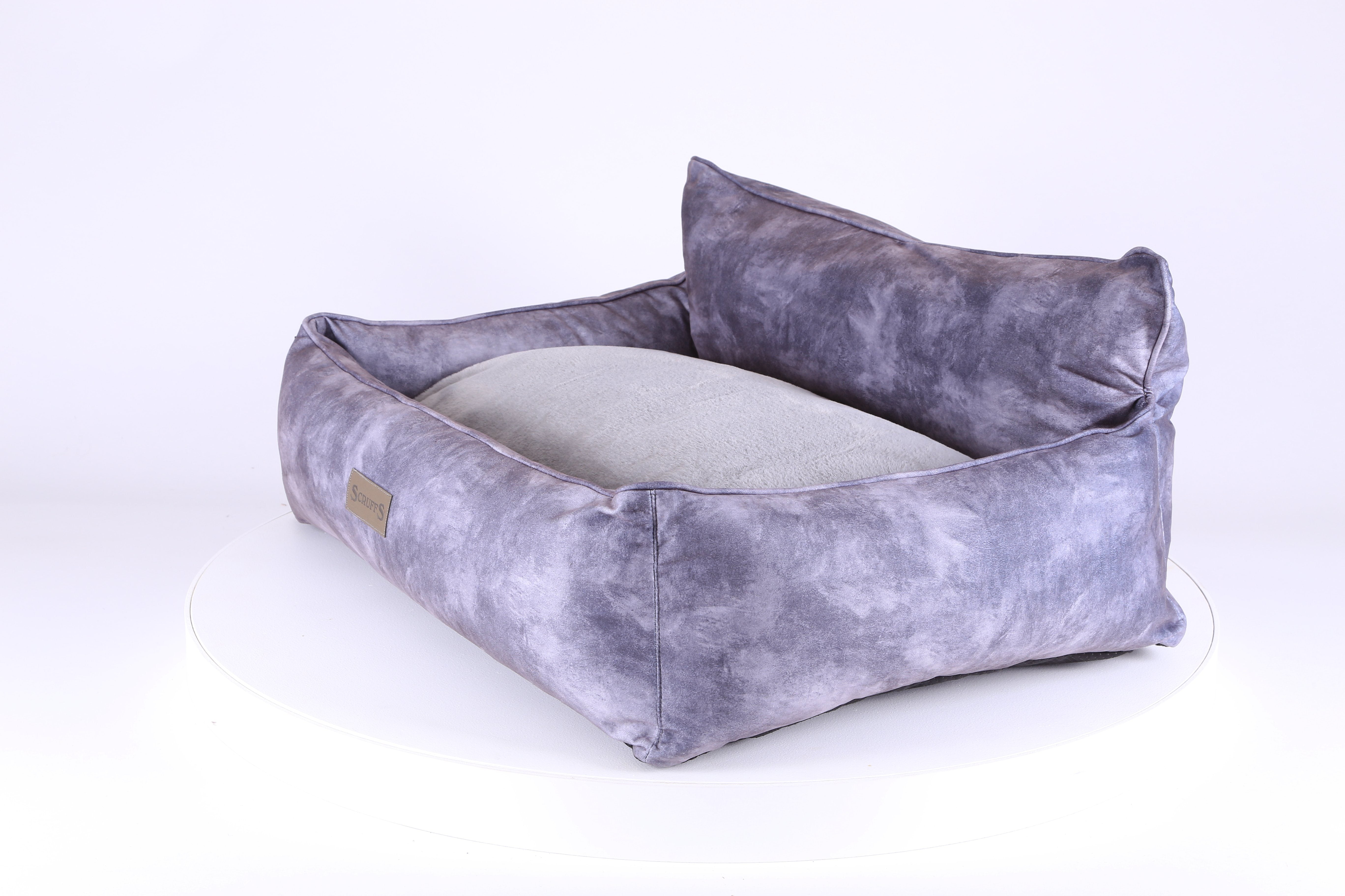 Kensington Box Bed - Grey Dog Bed Scruffs® 