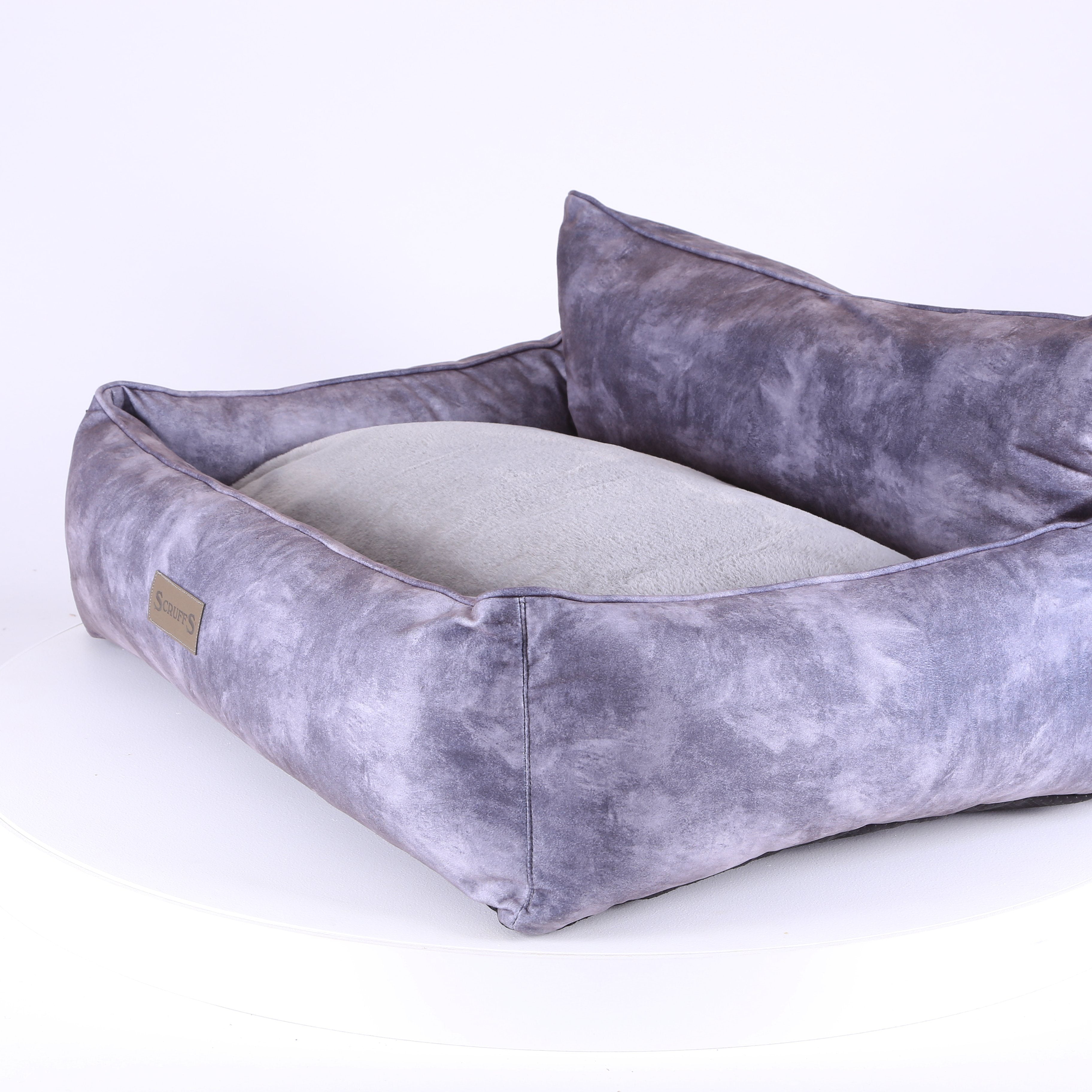 Kensington Box Bed - Grey Dog Bed Scruffs®