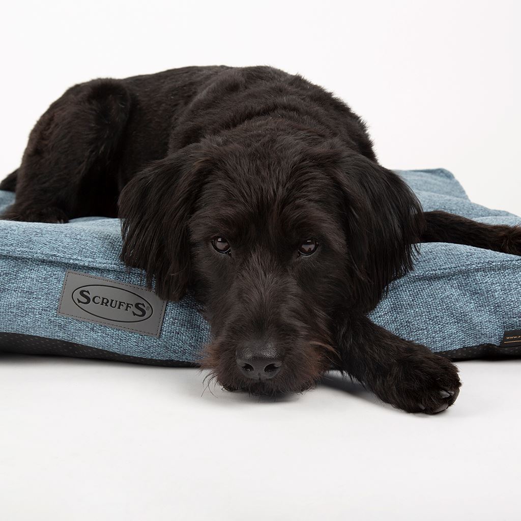 Manhattan Mattress - Denim Blue Dog Bed Scruffs®