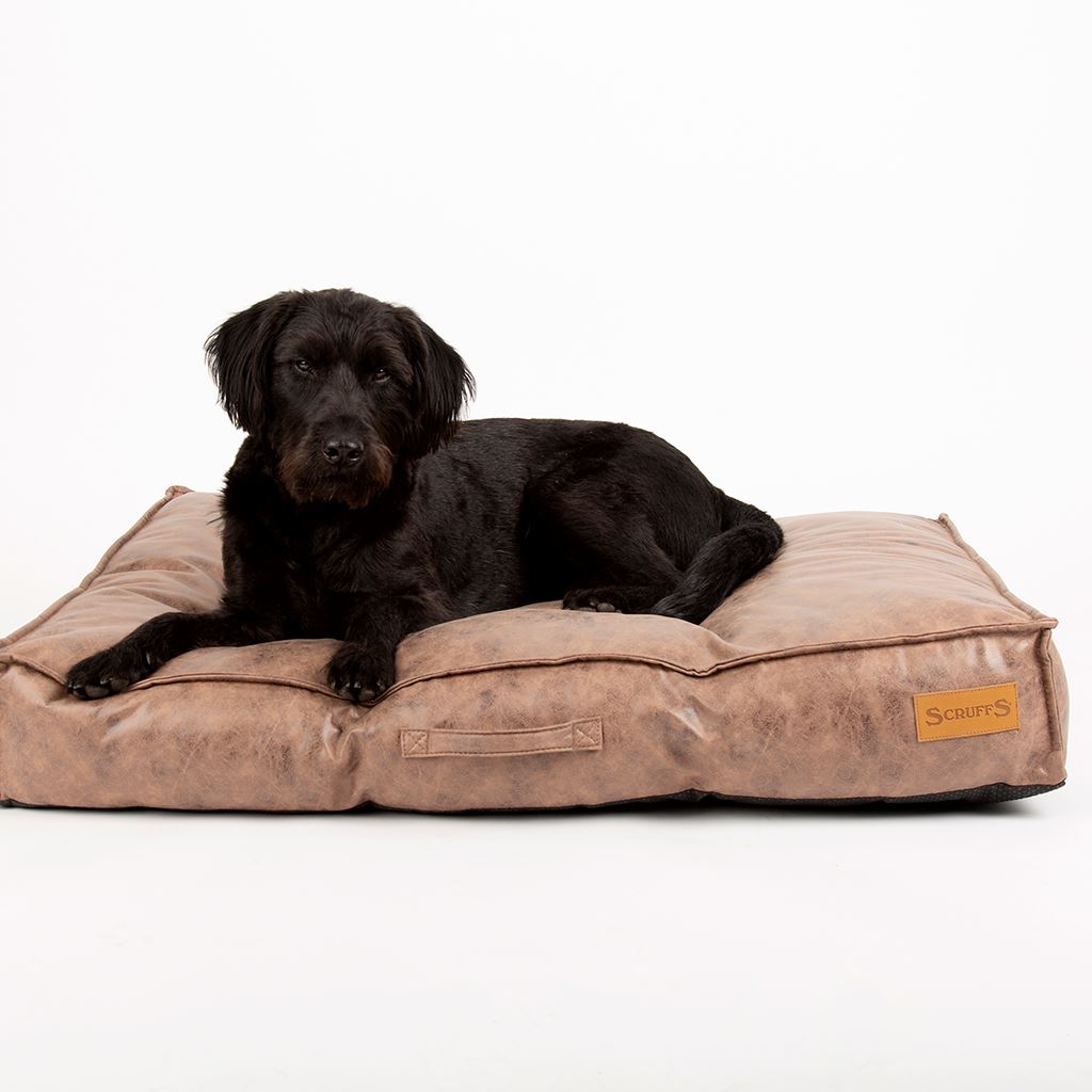 Knightsbridge Mattress - Chocolate Dog Bed Scruffs®
