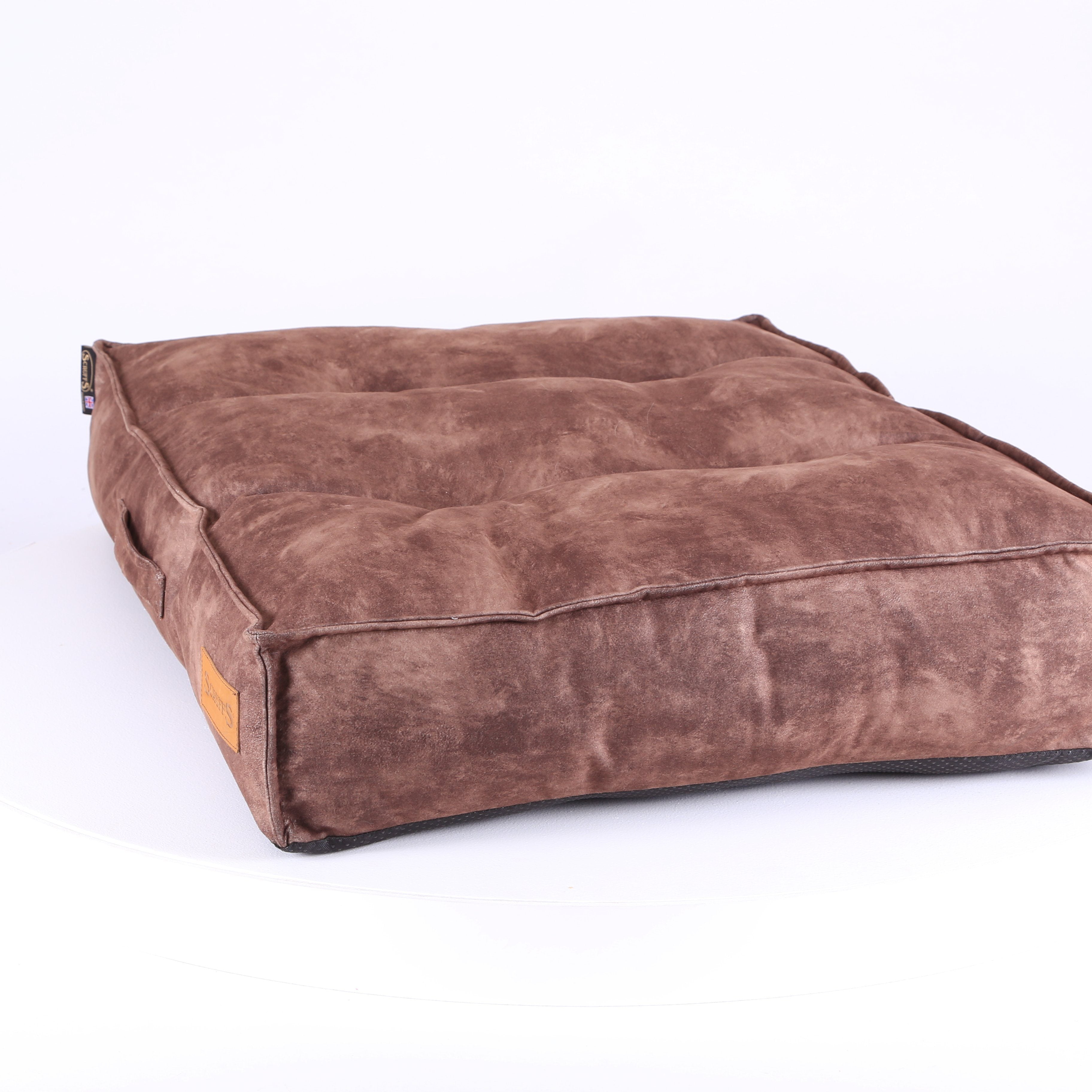 Kensington Mattress - Chocolate Dog Bed Scruffs®